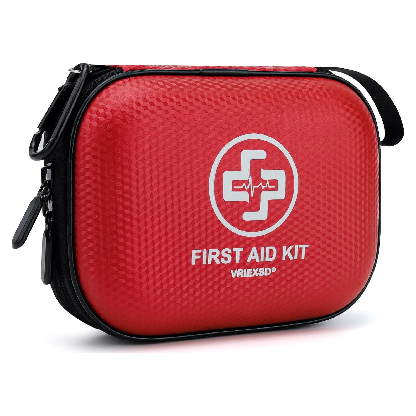 Kit de Primeros Auxilios VRIEXSD Rojo 150 Piezas Impermeable