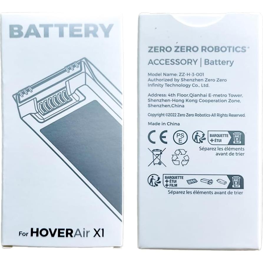 Batería de Polímero de Litio HOVERAir X1 Negra - 41g