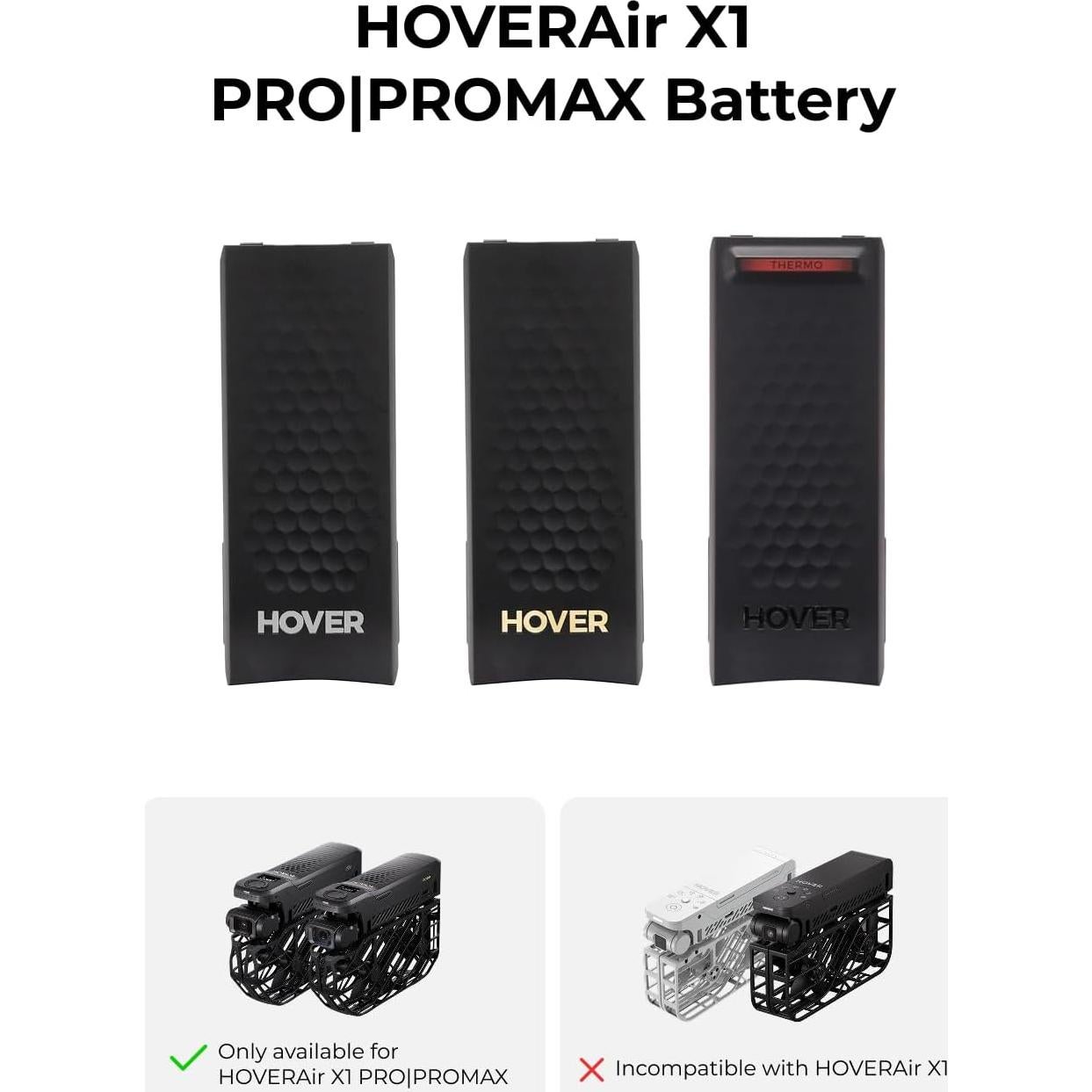 Batería Inteligente HOVERAir X1 PRO 1920 mAh 0.18 kg