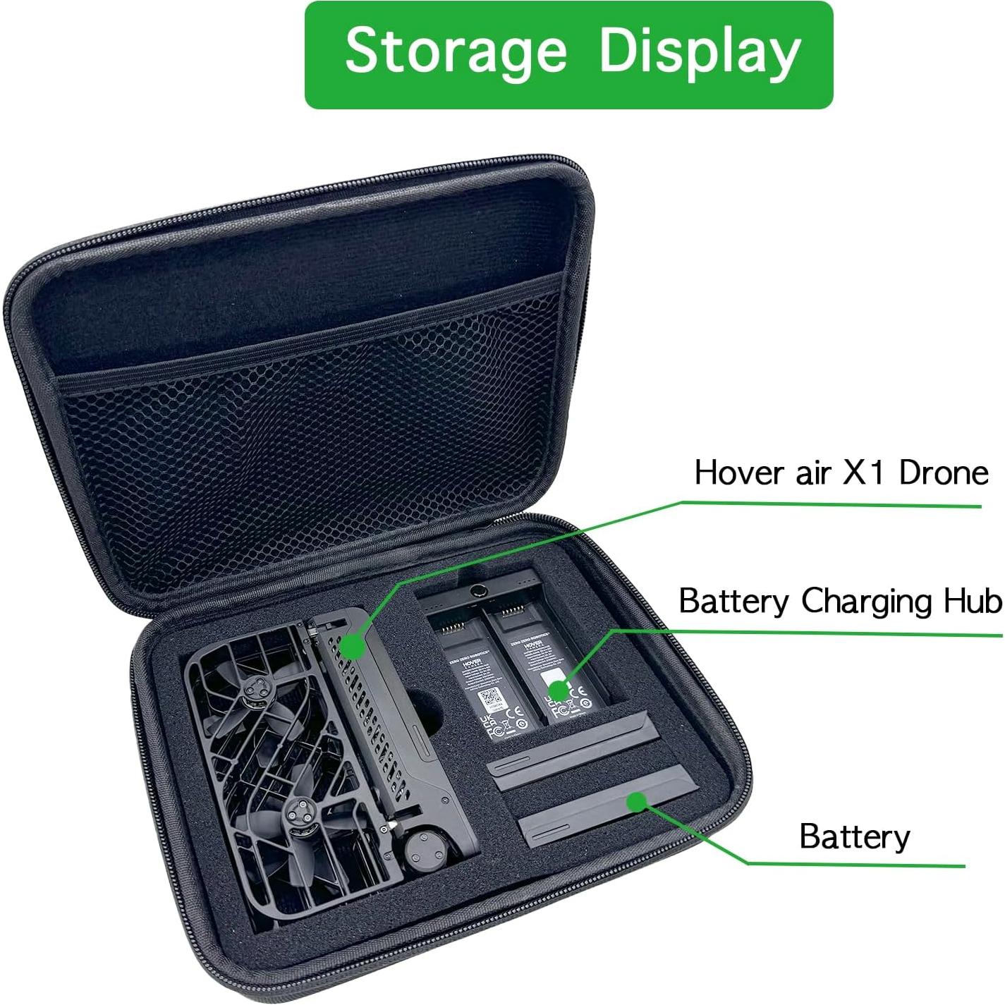 Funda Dura para Dron Hover Air X1 - Almacenamiento y Carga