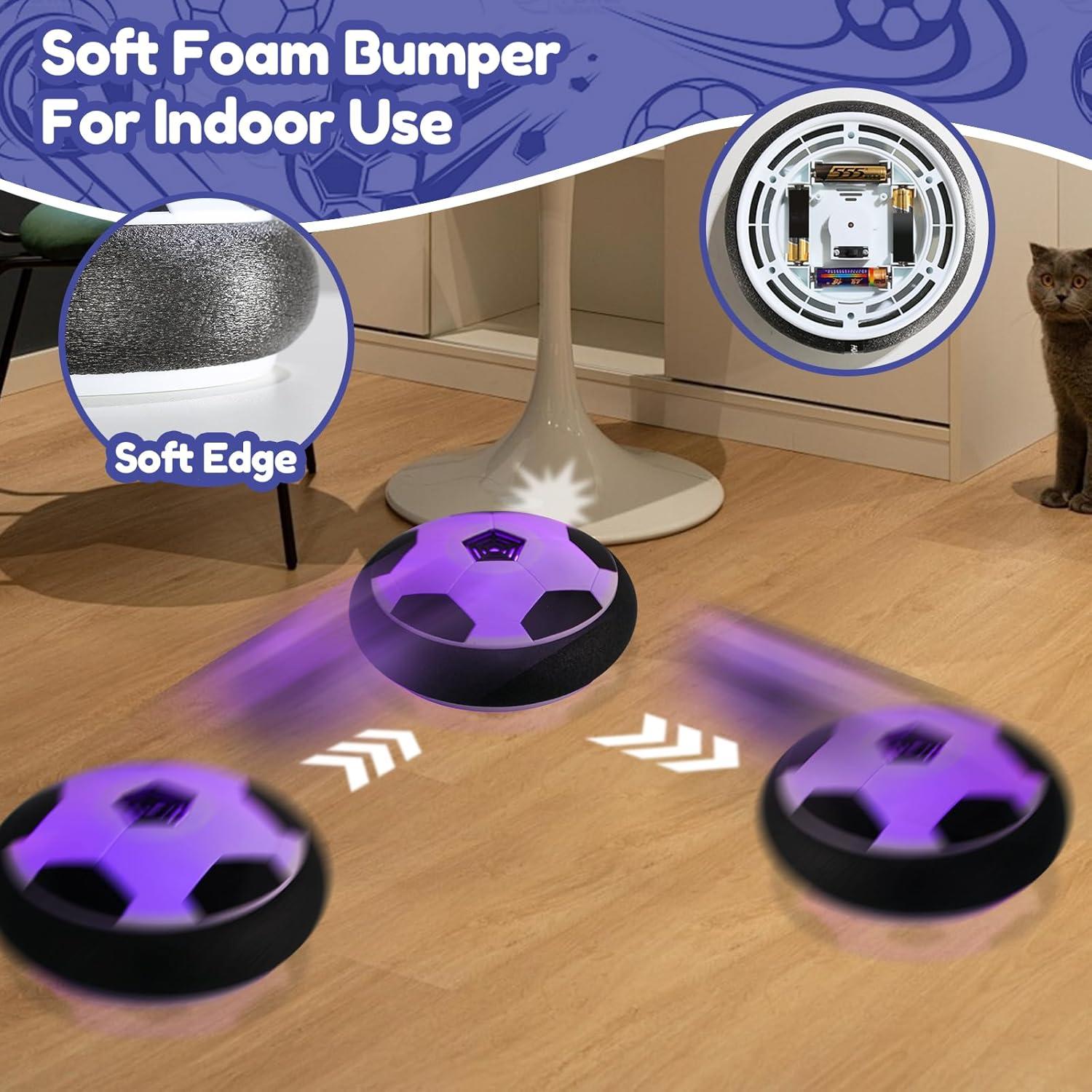 Pelota de Fútbol Flotante LED Xiangyun - Juguete Interior 17.78 cm