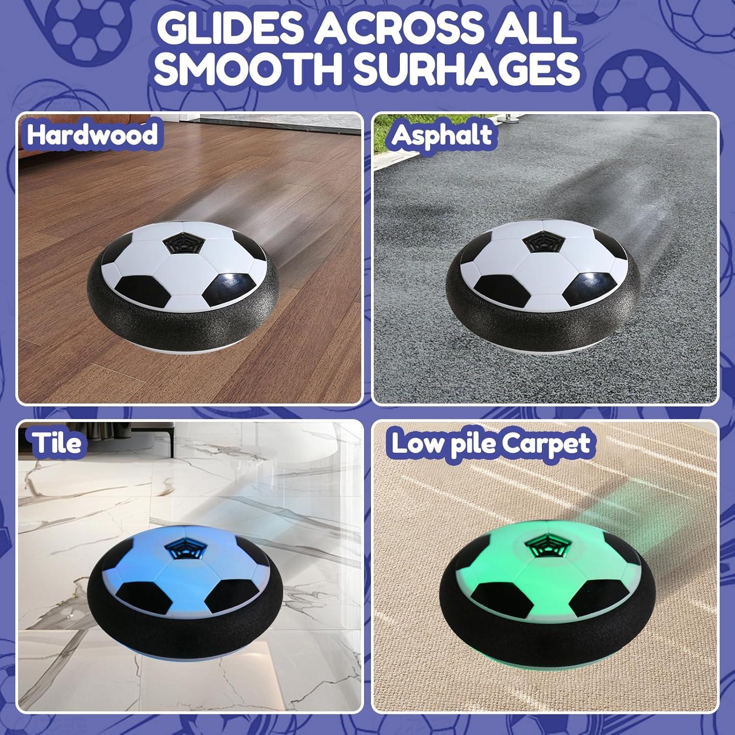 Pelota de Fútbol Flotante LED Xiangyun - Juguete Interior 17.78 cm