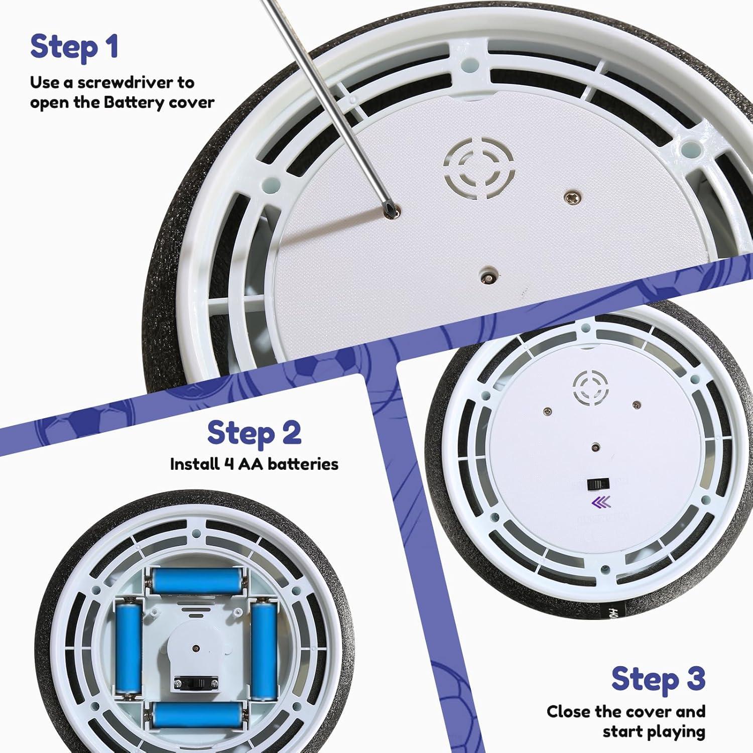 Pelota de Fútbol Flotante LED Xiangyun - Juguete Interior 17.78 cm