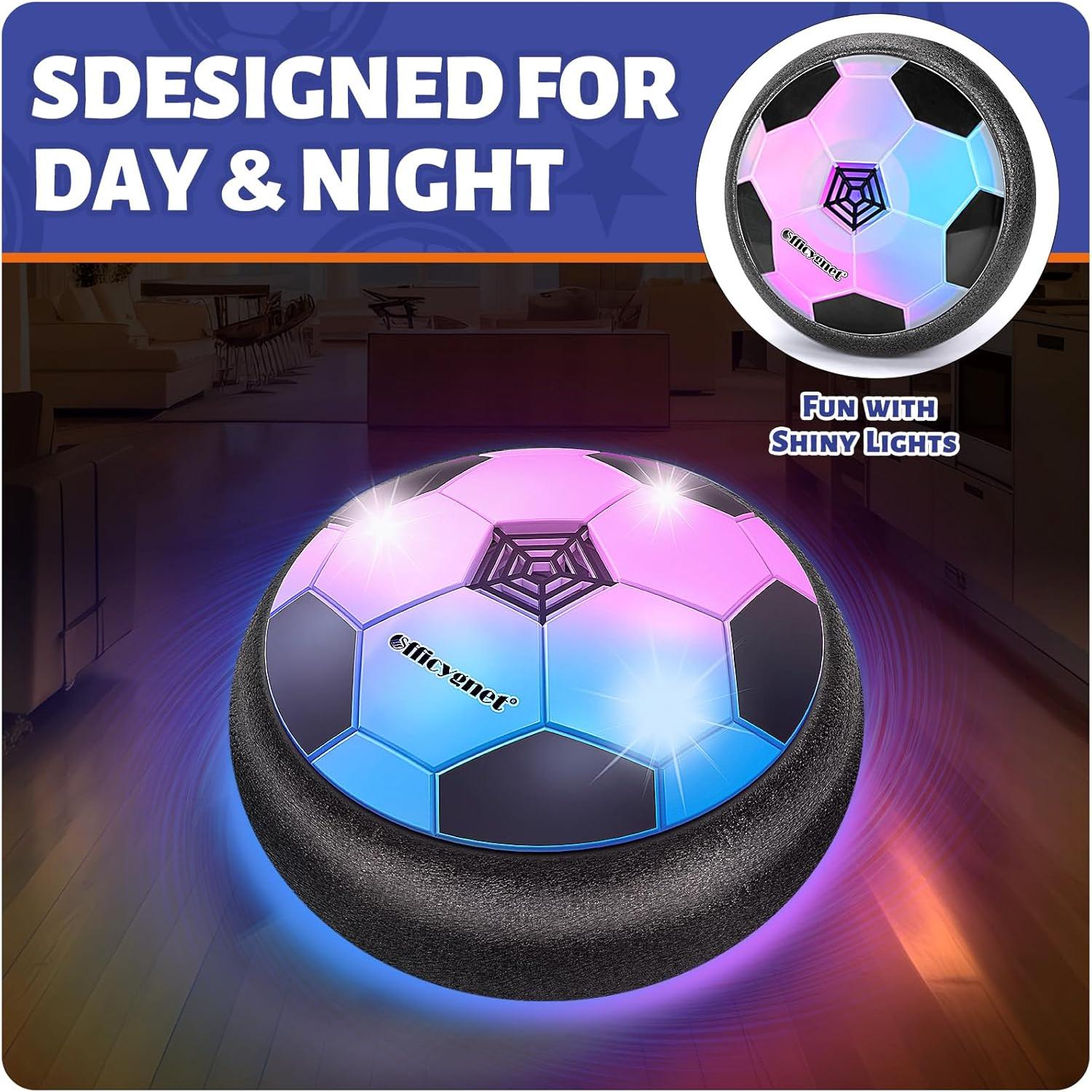 Paquete de 3 Balones de Fútbol Flotantes Officygnet LED