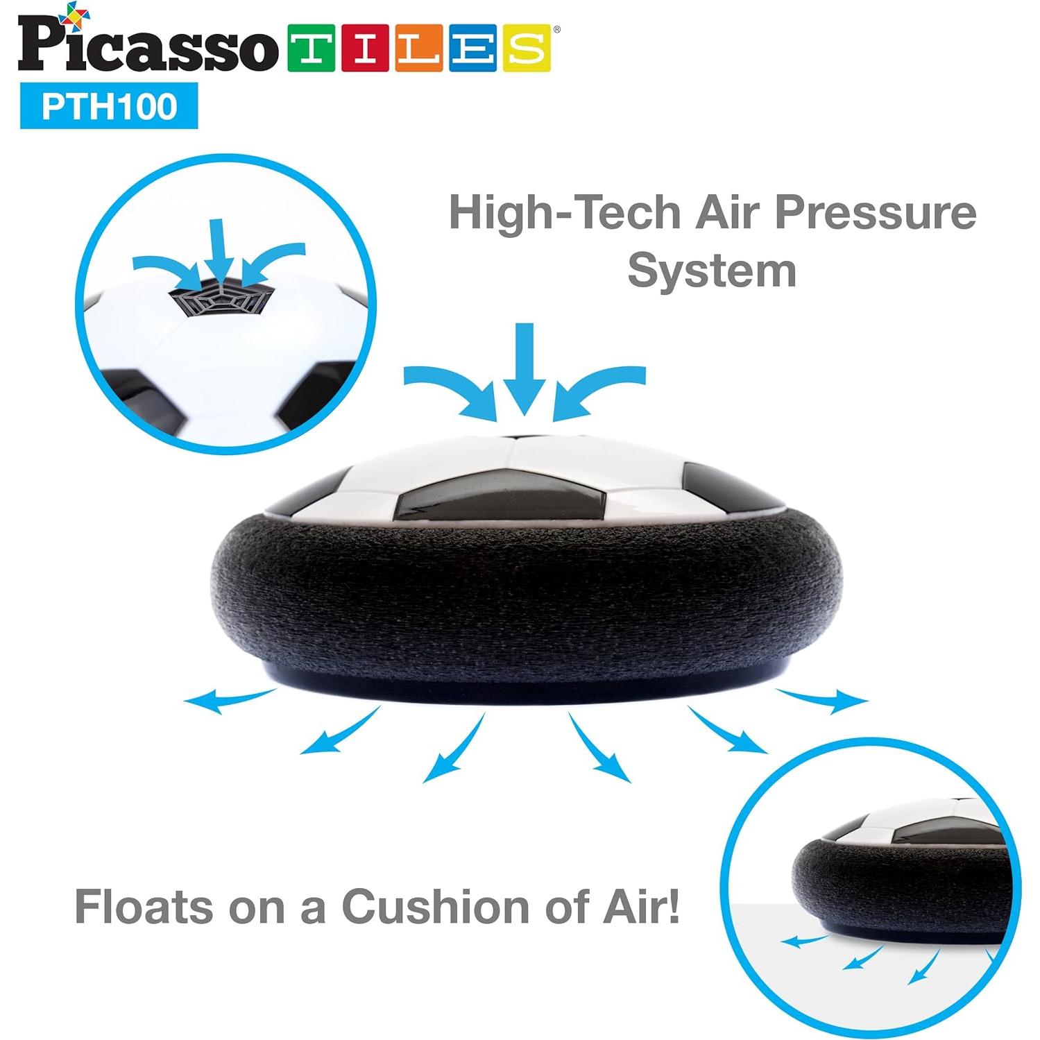 Balón Flotante de Fútbol PicassoTiles PTH100 con Luz LED