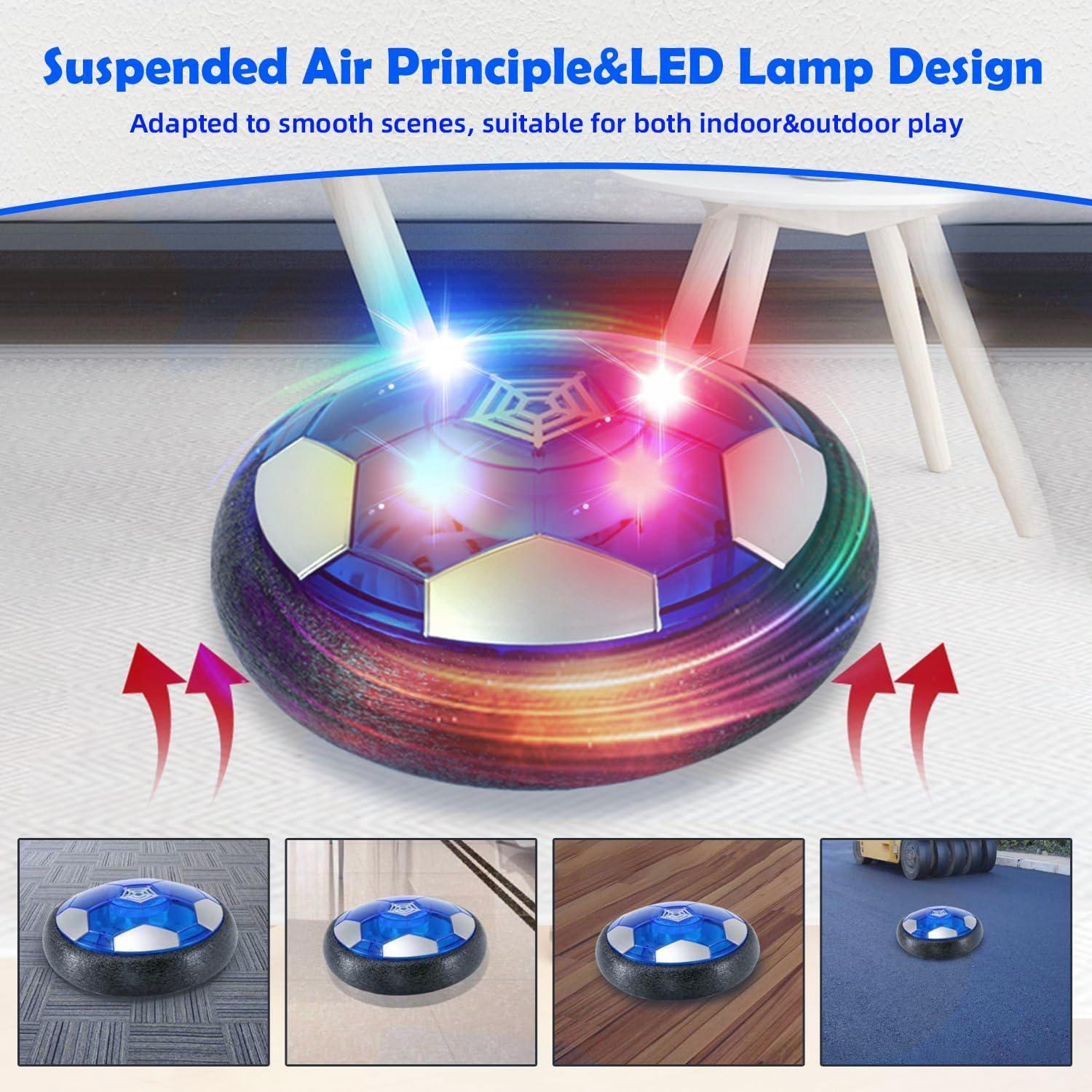 Set de Pelota de Fútbol Flotante Vibzonfu 2 en 1 con Luz LED