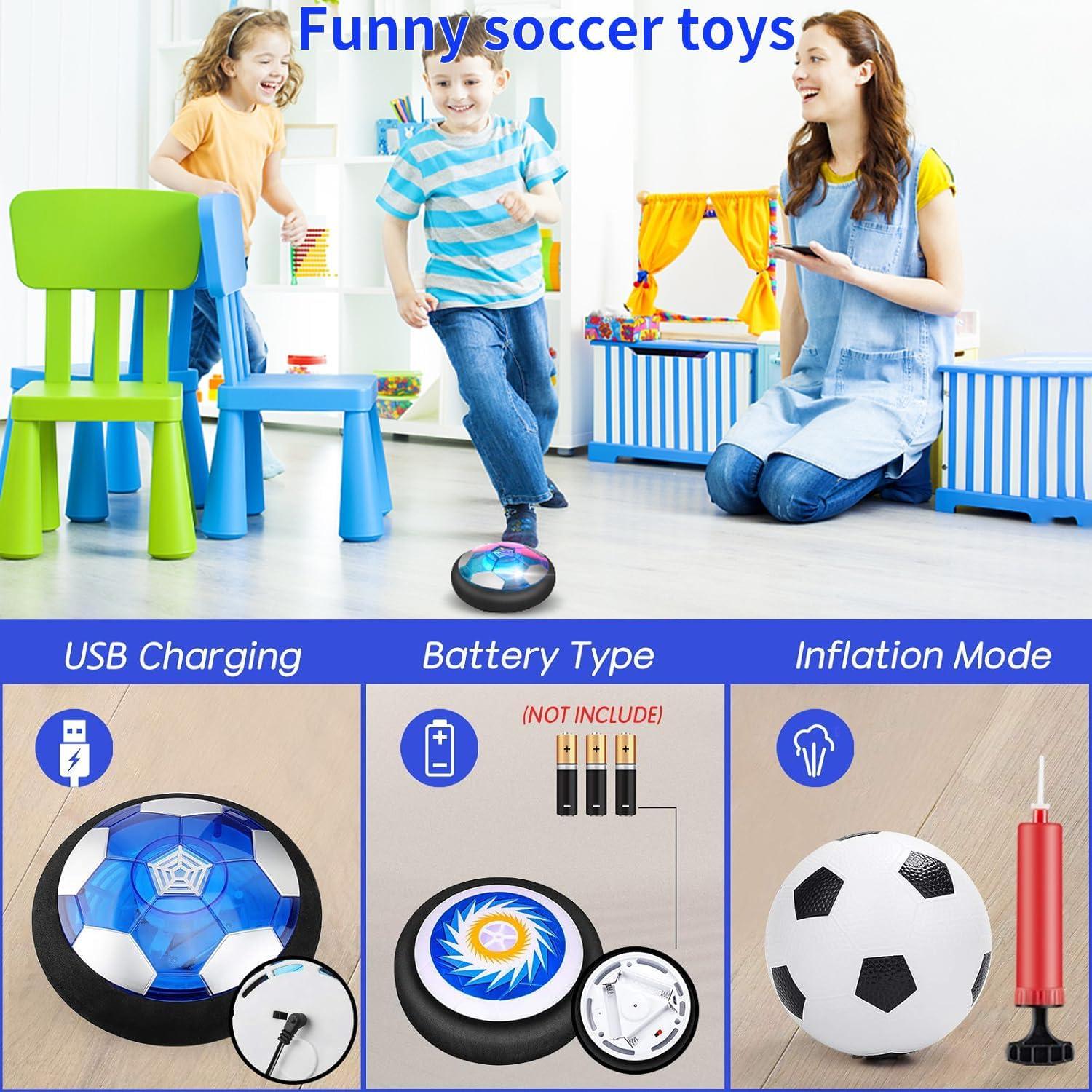 Set de Pelota de Fútbol Flotante Vibzonfu 2 en 1 con Luz LED