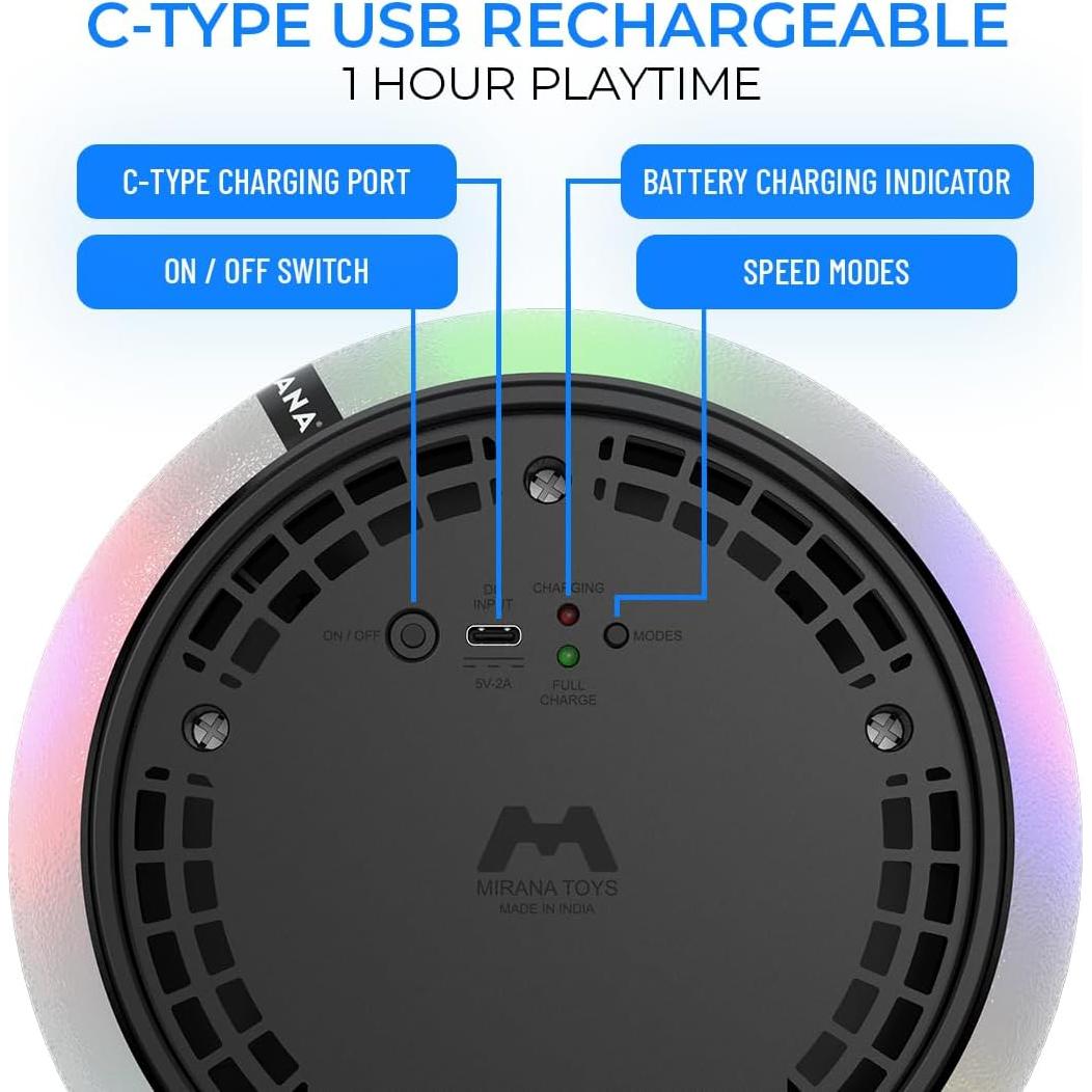 Pelota de Fútbol Flotante Mirana - Juguete LED Recargable