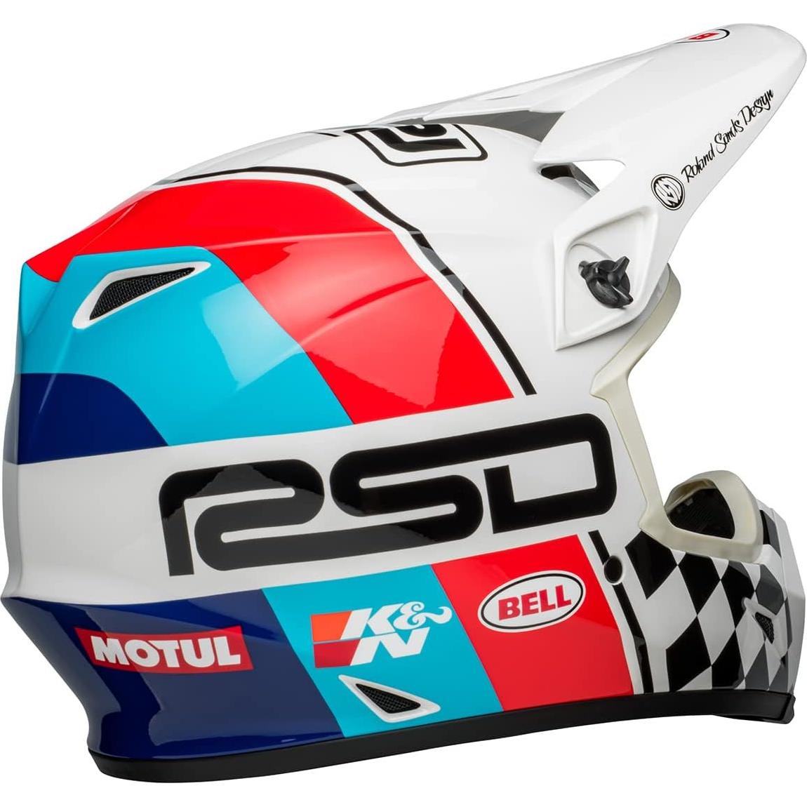 Casco de Motocross BELL MX-9 MIPS XX-Large Negro/Blanco