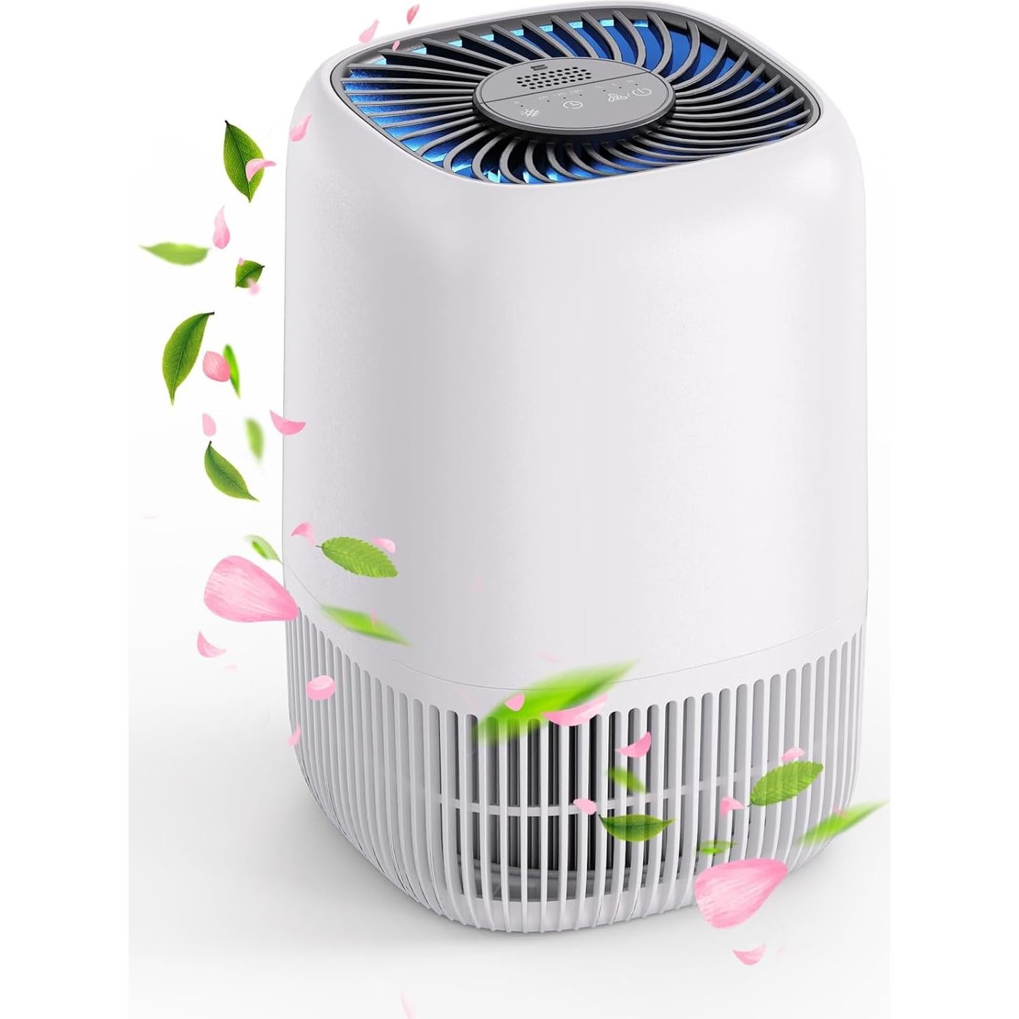 Purificador de Aire HEPA VOOPNU Blanco 99.8 m² Silencioso 22dB