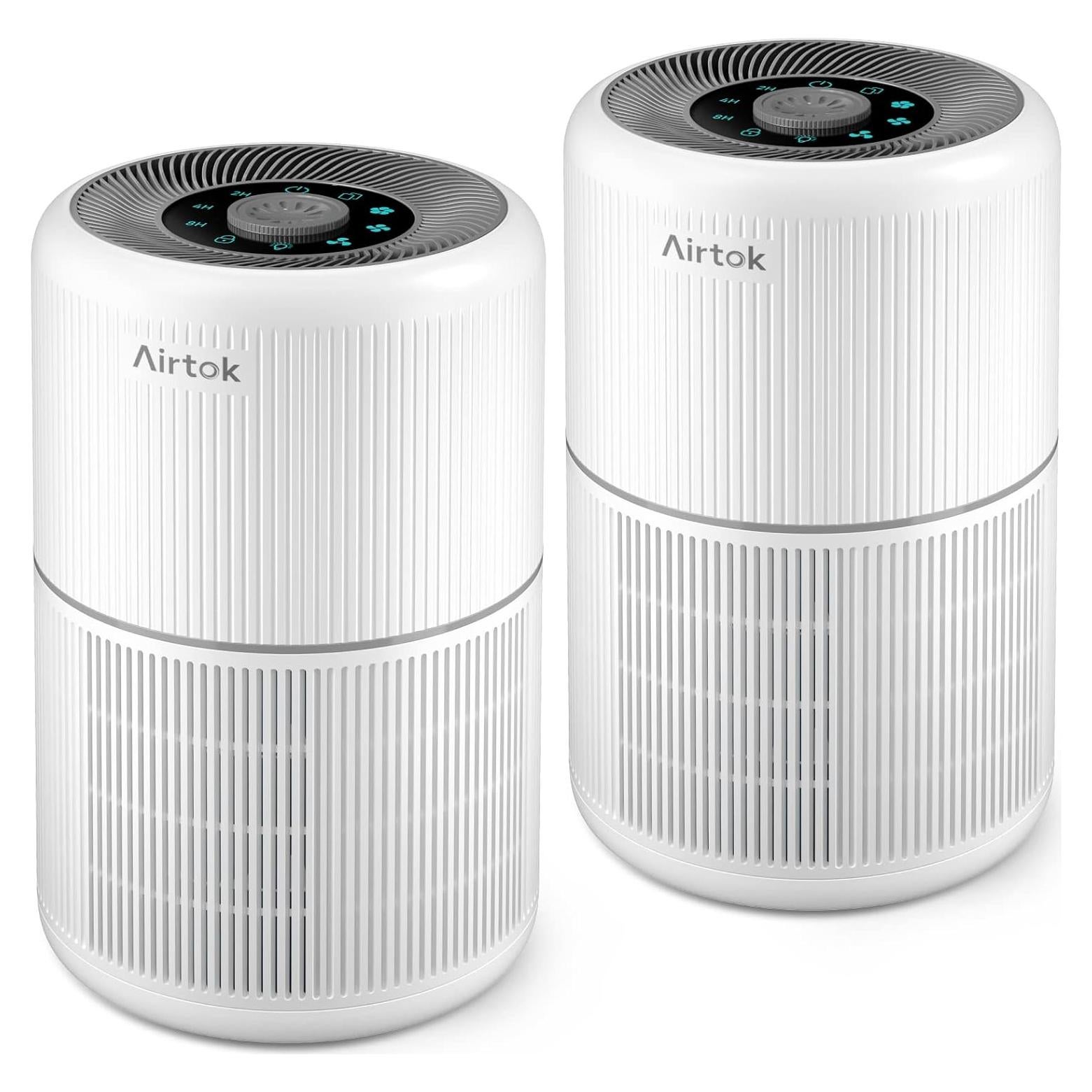 Paquete de 2 Purificadores de Aire AIRTOK AP0601 HEPA 99.9%
