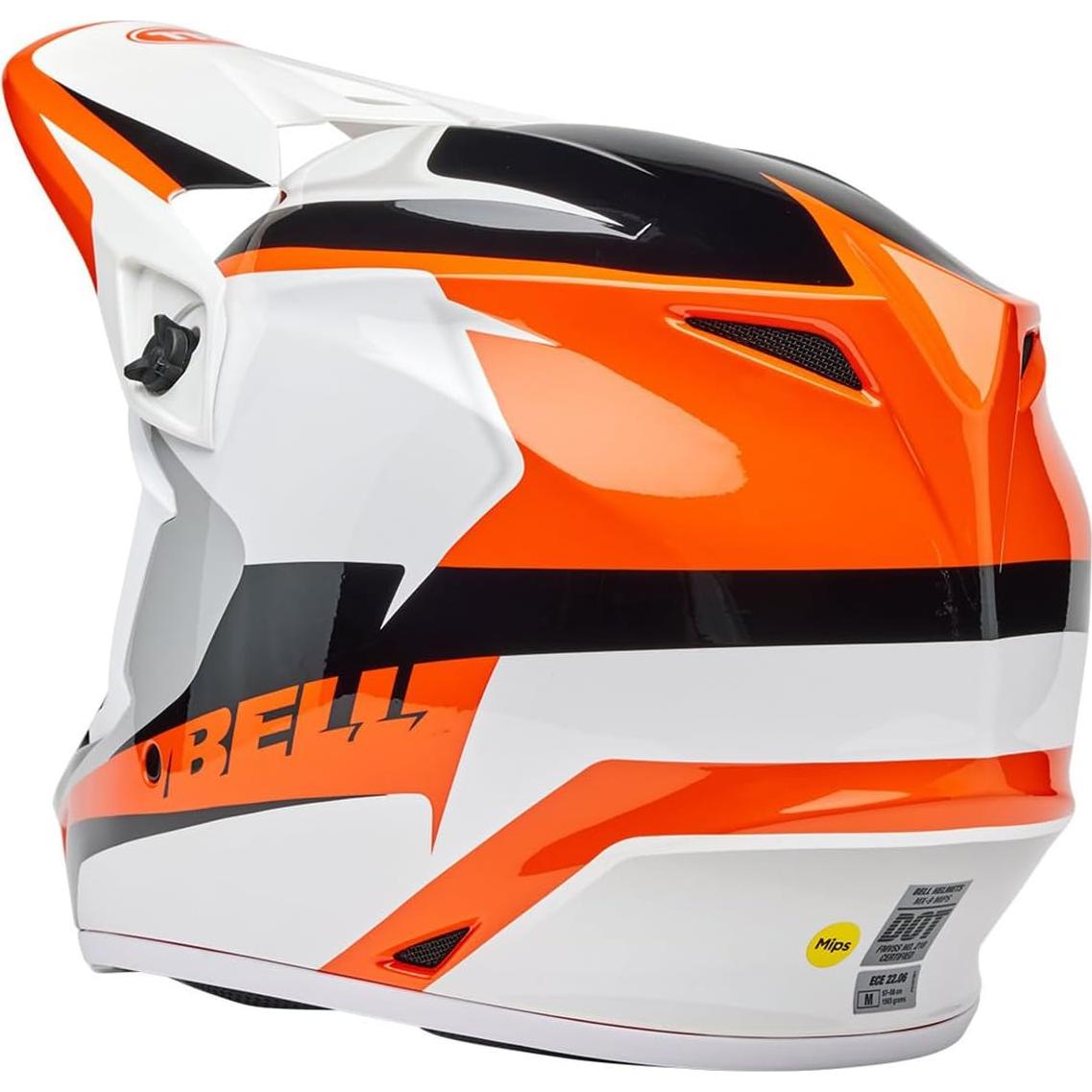 Casco de Motocross BELL MX-9 MIPS Naranja Brillante