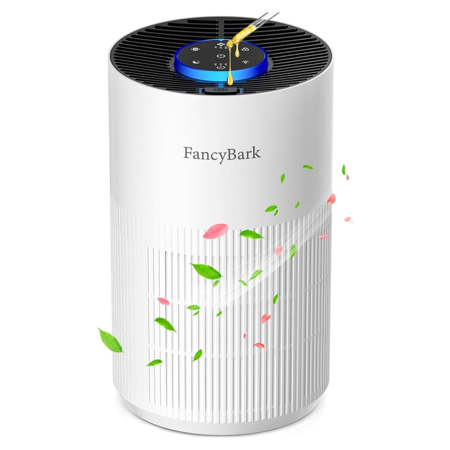 Purificador de Aire FancyBark 4000A Blanco con Filtro HEPA