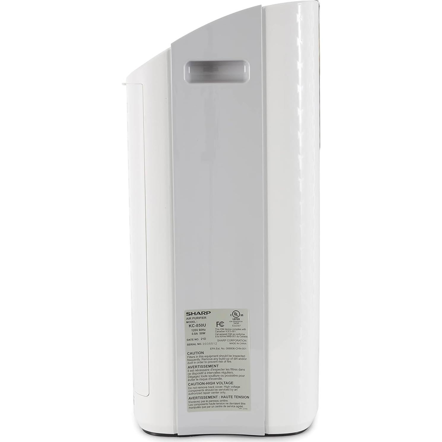 Purificador de Aire y Humidificador Sharp KC850U 23.6 m² HEPA