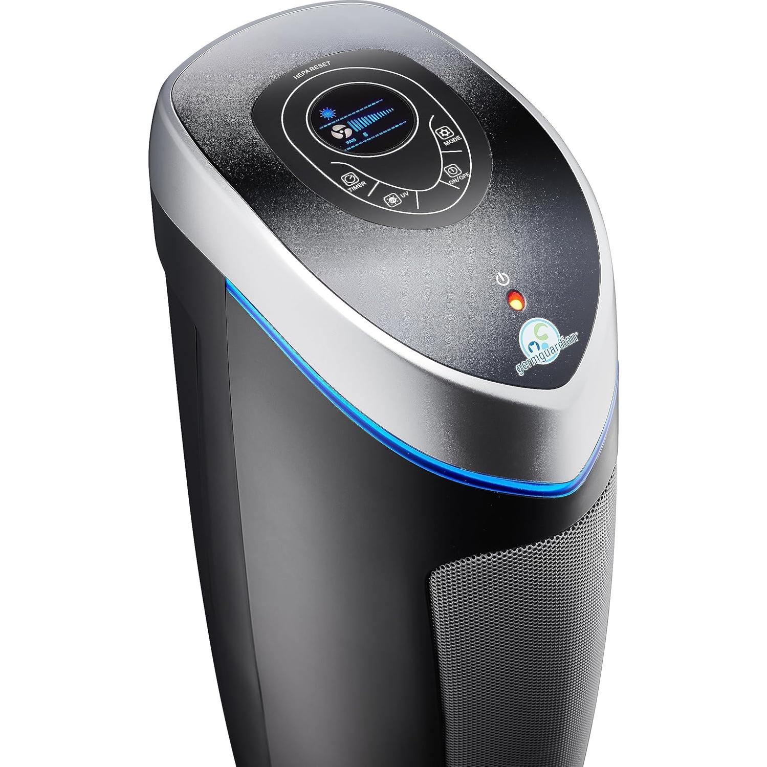 Purificador de Aire GermGuardian AC5250PT HEPA 71 cm para Habitaciones Grandes