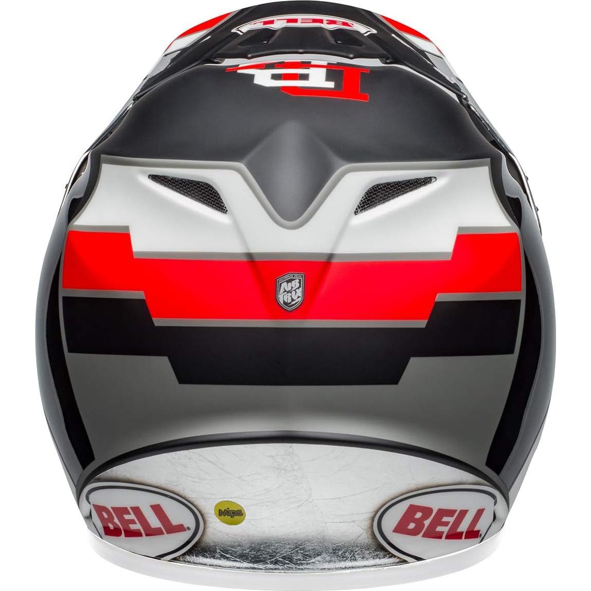 Casco de Motocross BELL MX-9 MIPS Negro/Rojo/Blanco