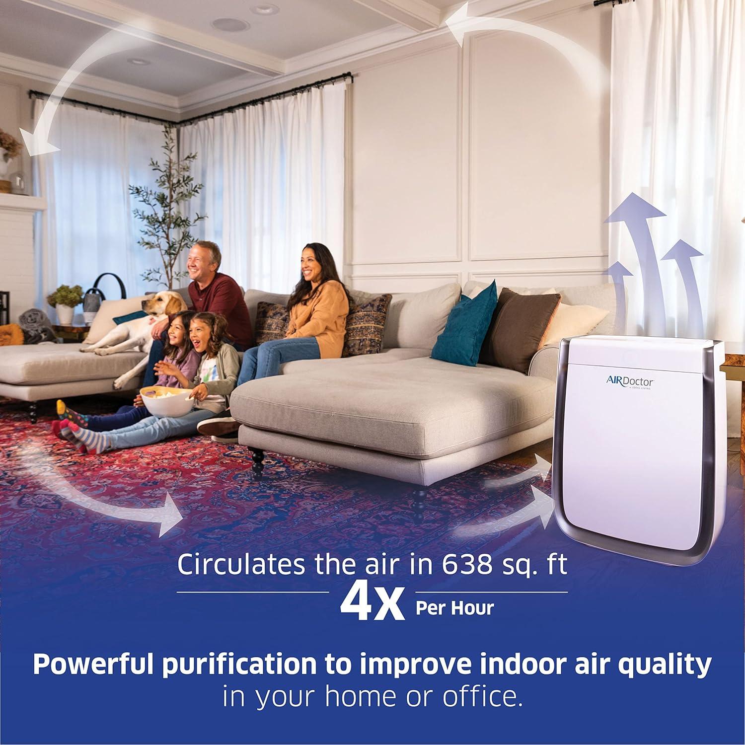 Purificador de Aire AirDoctor 3500i Smart 58.6 m² 3 Etapas