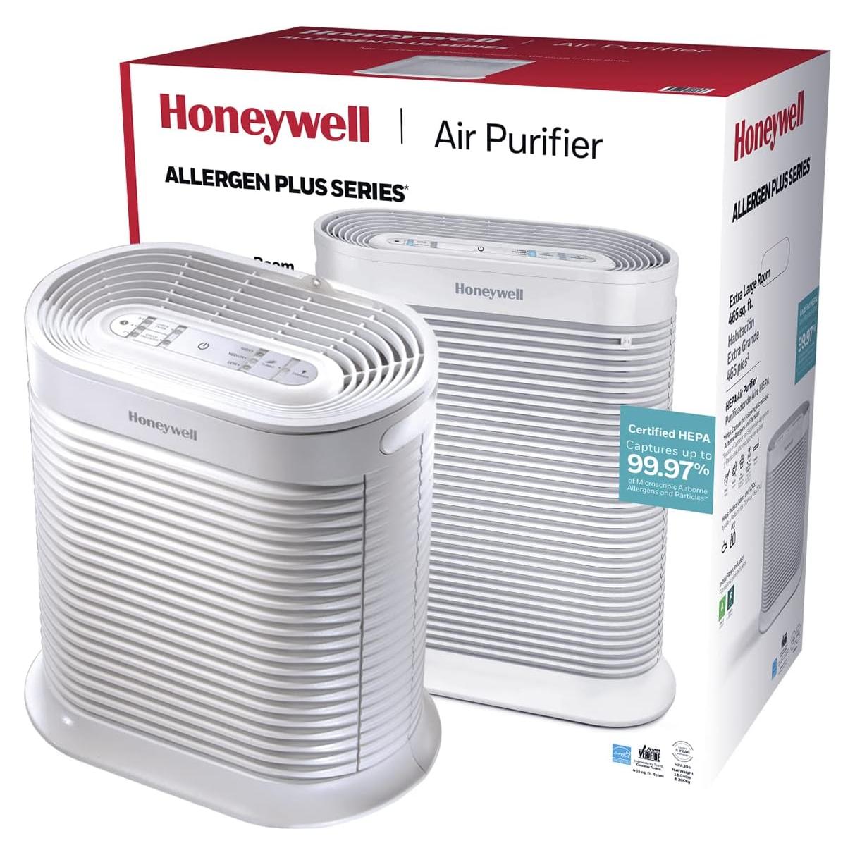 Purificador de Aire HEPA Honeywell HPA304 para Habitaciones Grandes