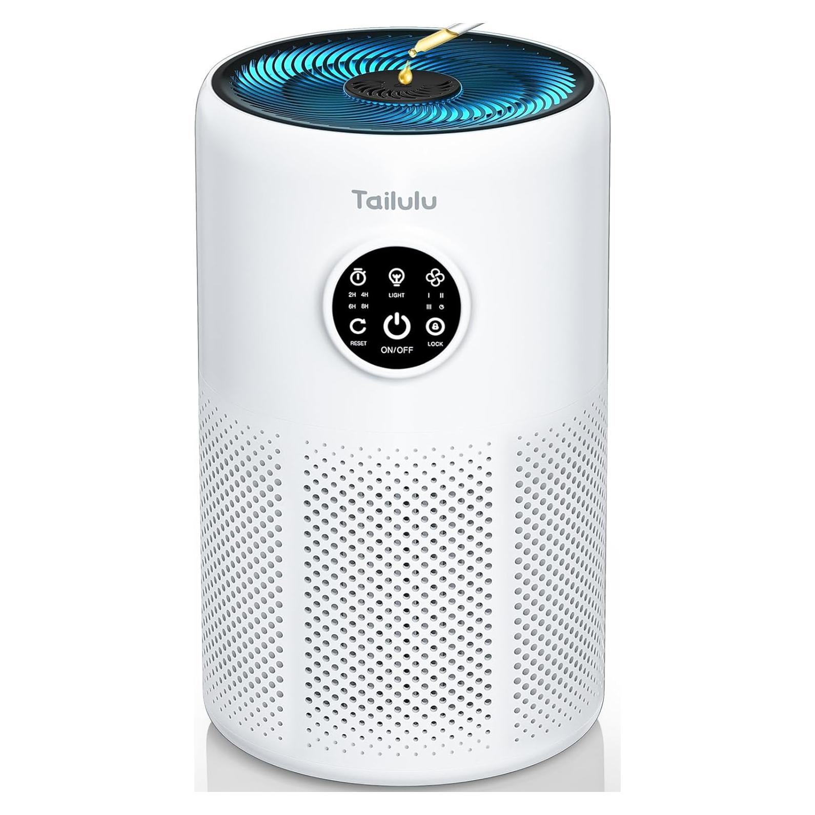 Purificador de Aire HEPA Tailulu D10 para Mascotas 126 m²