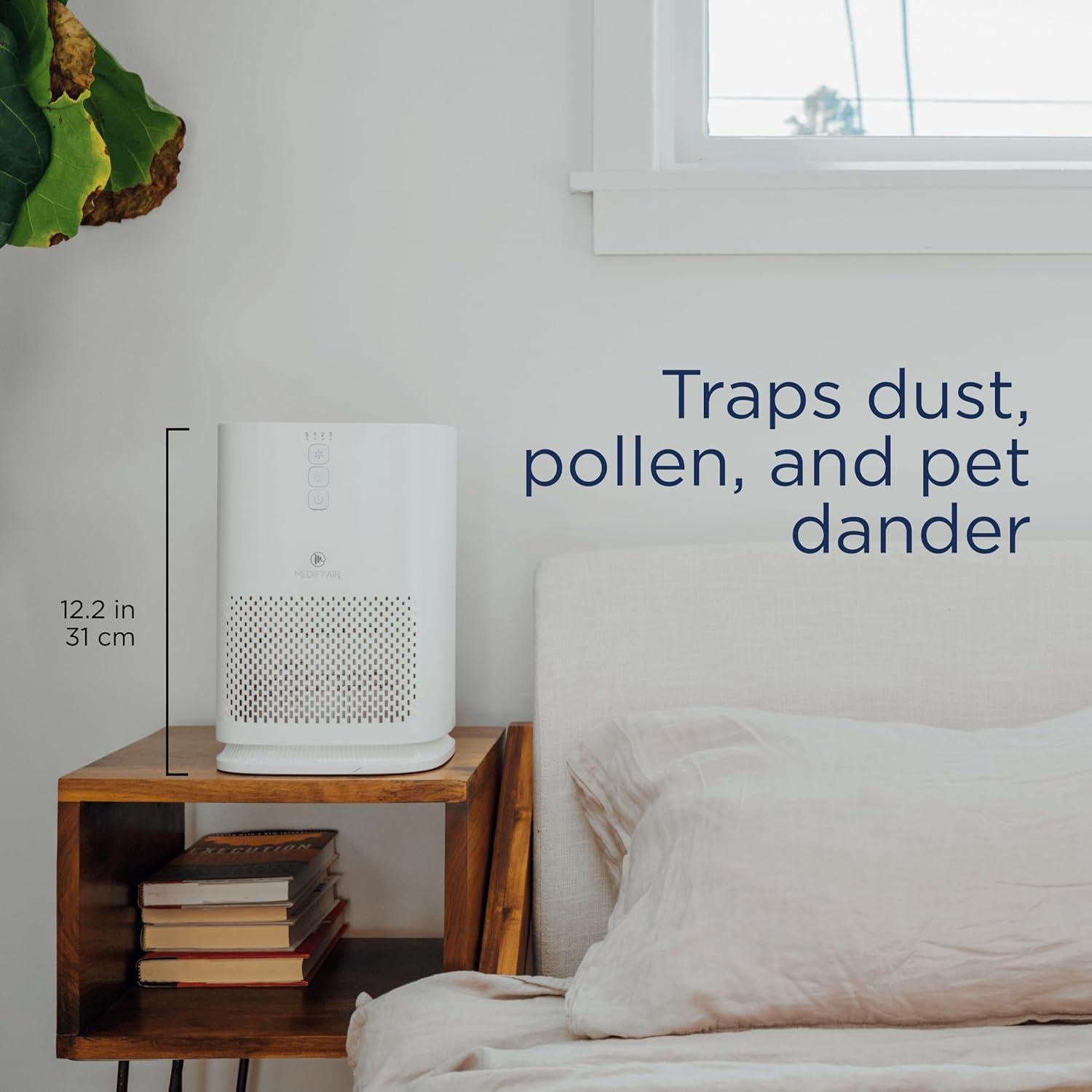 Purificador de Aire Medify MA-14 HEPA H13 43.8 m² Blanco