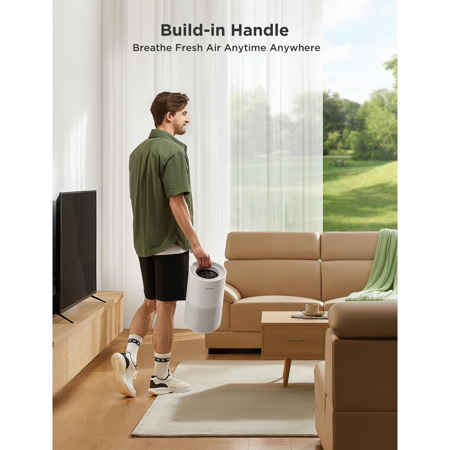 Purificador de Aire GoveeLife H7128 Inteligente HEPA 39.5 cm