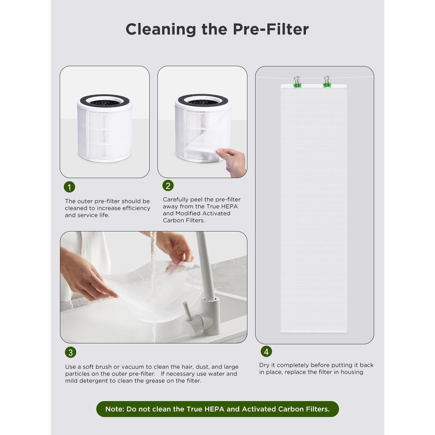 Purificador de Aire GoveeLife H7128 Inteligente HEPA 39.5 cm