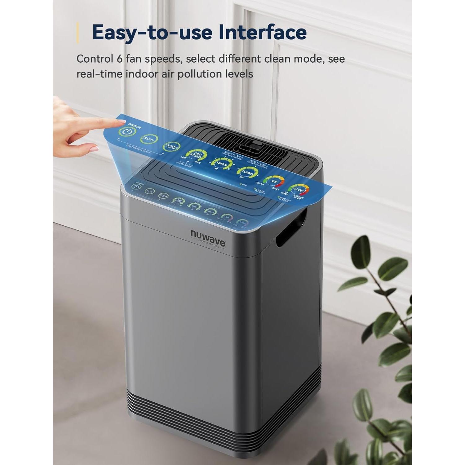 Purificador de Aire Nuwave OxyPure 5 Filtros 273.9 m²