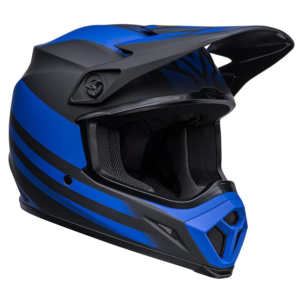 Casco de Motocross BELL MX-9 MIPS Disrupt Negro/Azul