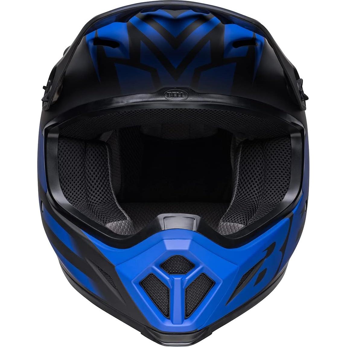 Casco de Motocross BELL MX-9 MIPS Disrupt Negro/Azul