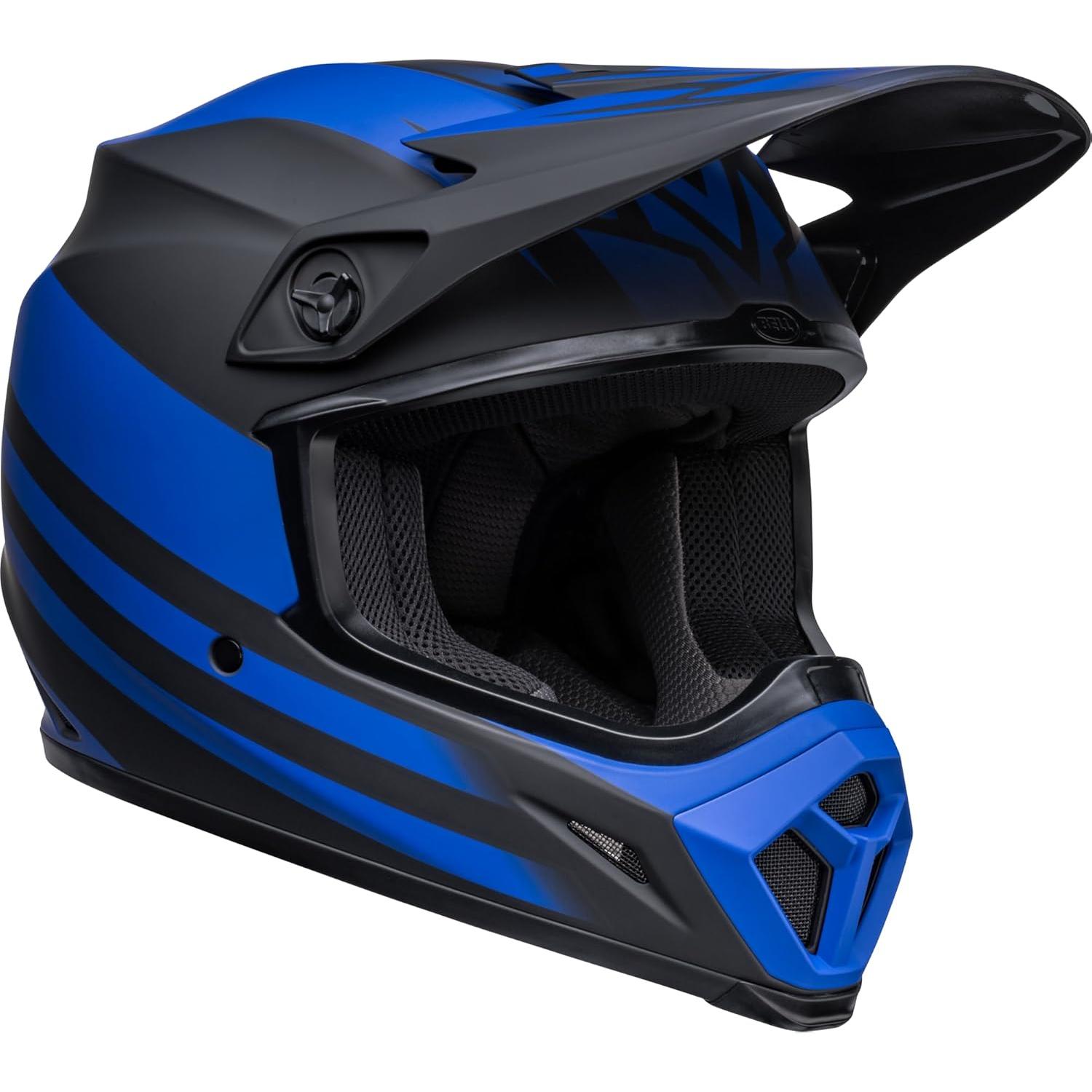 Casco de Motocross BELL MX-9 MIPS Disrupt Negro/Azul