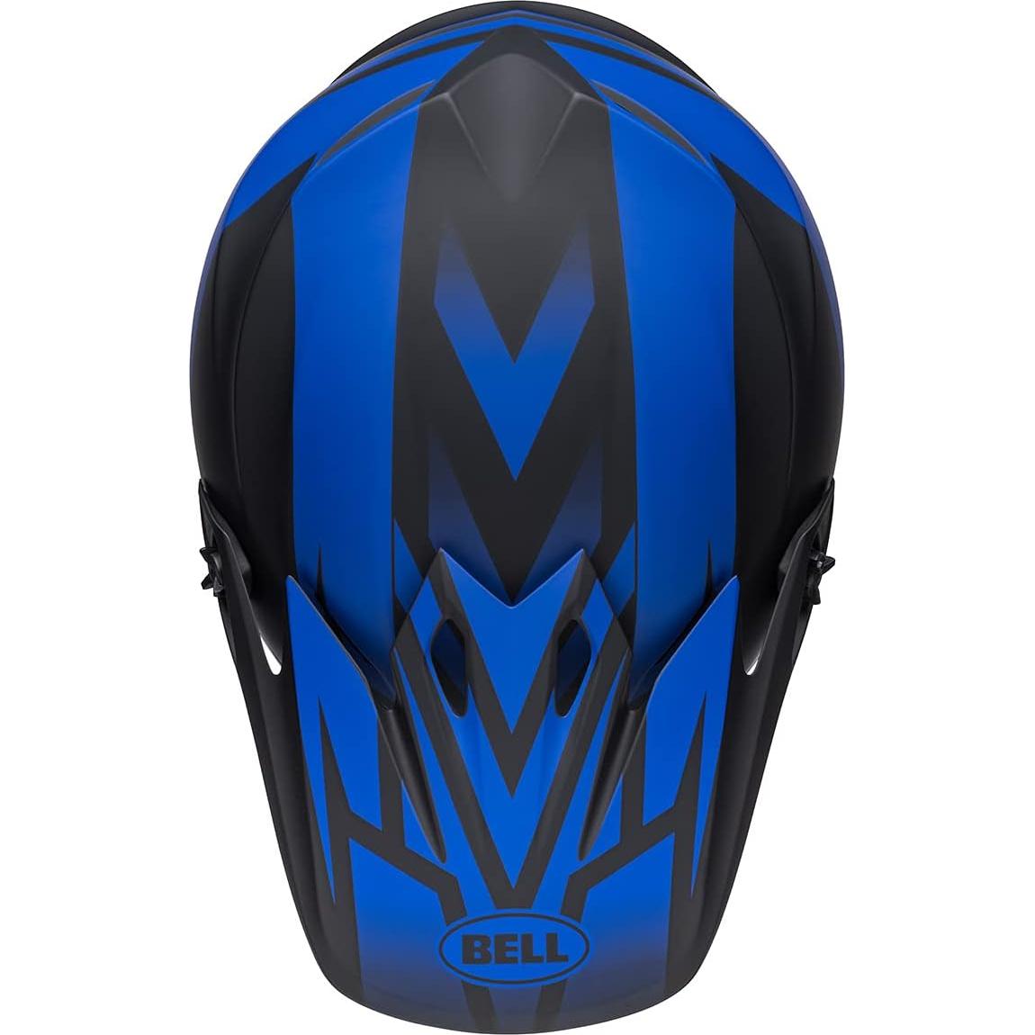 Casco de Motocross BELL MX-9 MIPS Disrupt Negro/Azul