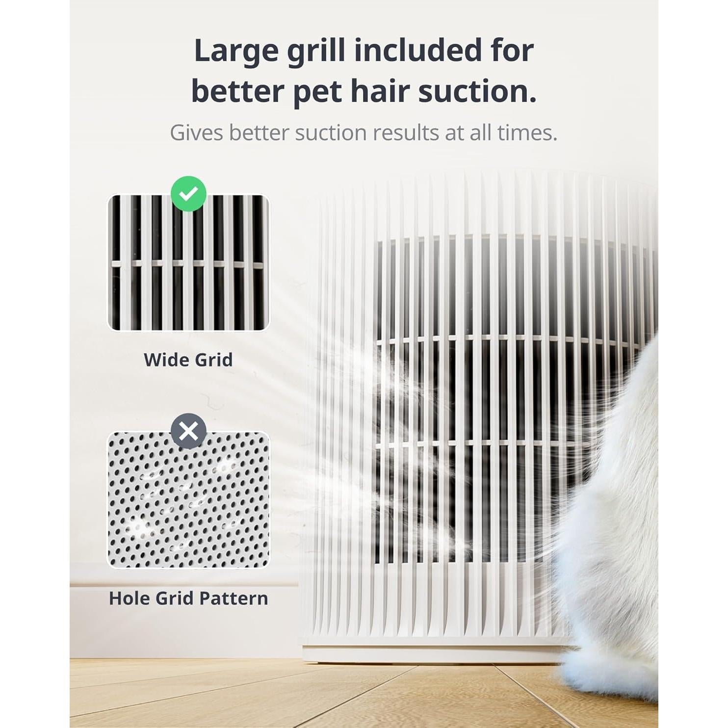 Purificador de Aire SwitchBot para Hogar Grande 336.5 m² 20dB