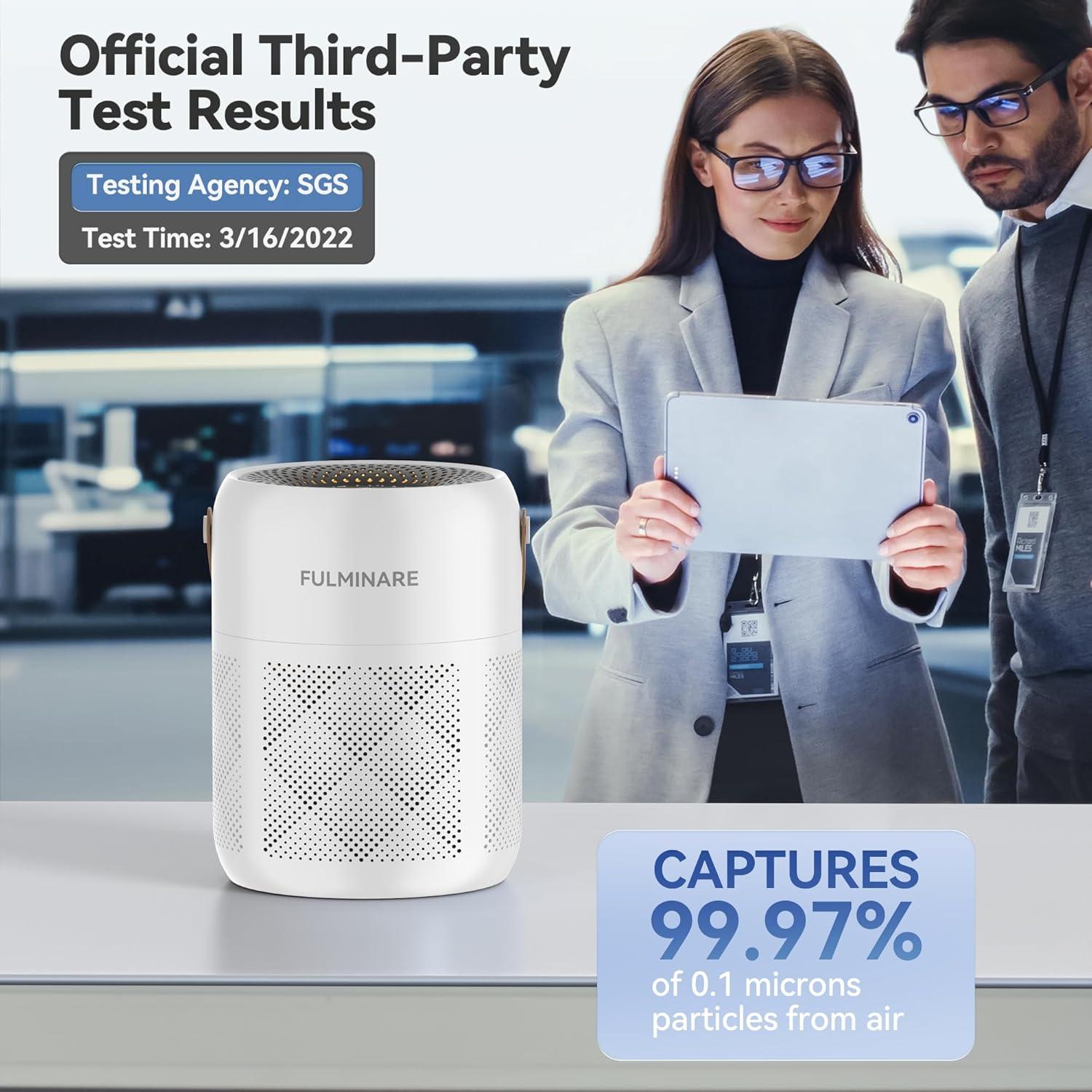 Purificador de Aire FULMINARE PU-P07 HEPA 20 m² Silencioso