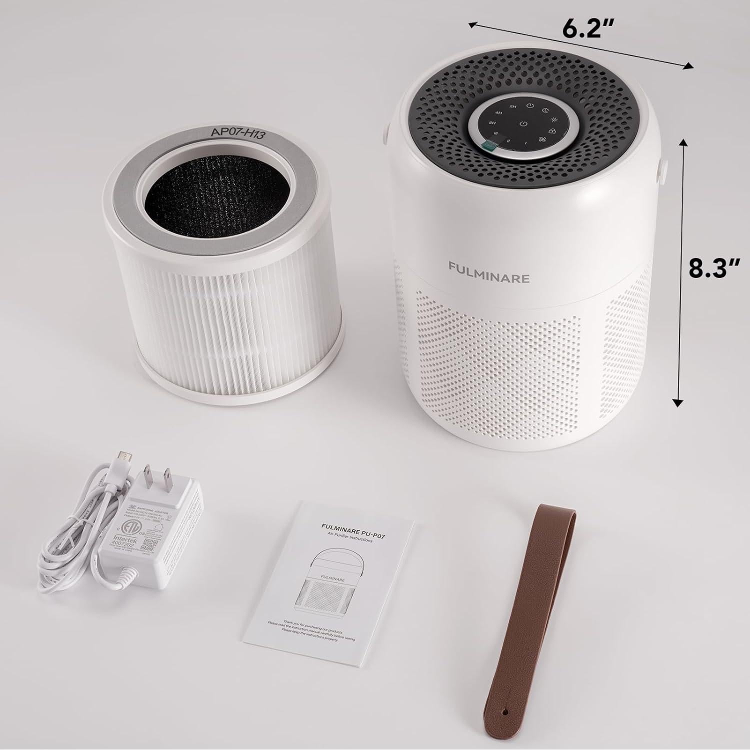 Purificador de Aire FULMINARE PU-P07 HEPA 20 m² Silencioso