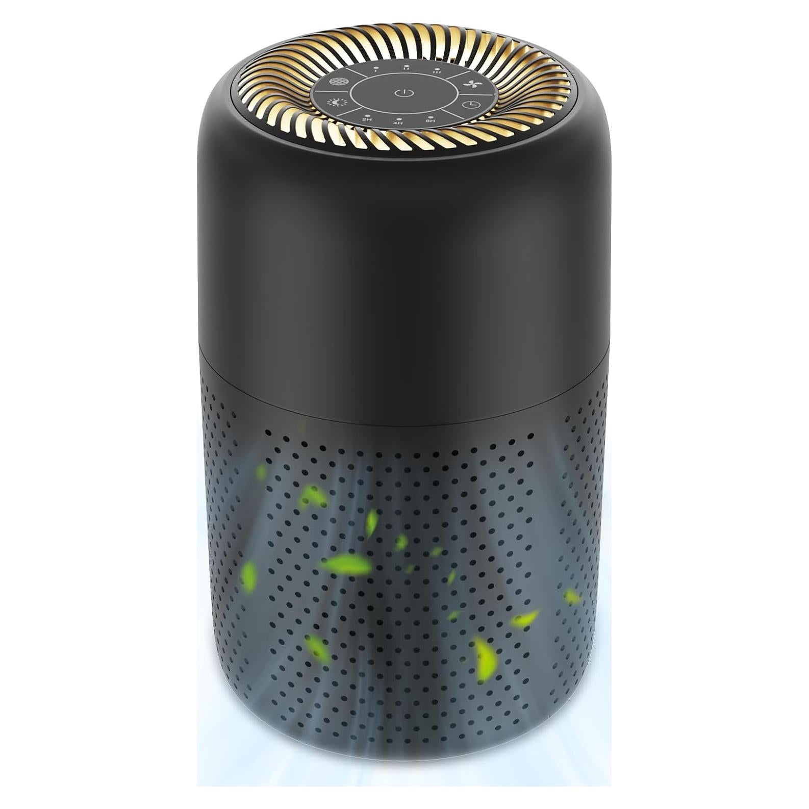 Purificador de Aire KJ50 H13 HEPA Silencioso 20dB para Dormitorio