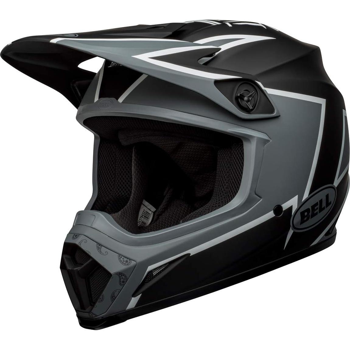 Casco de Motocross BELL MX-9 MIPS XX-Large Negro/Gris