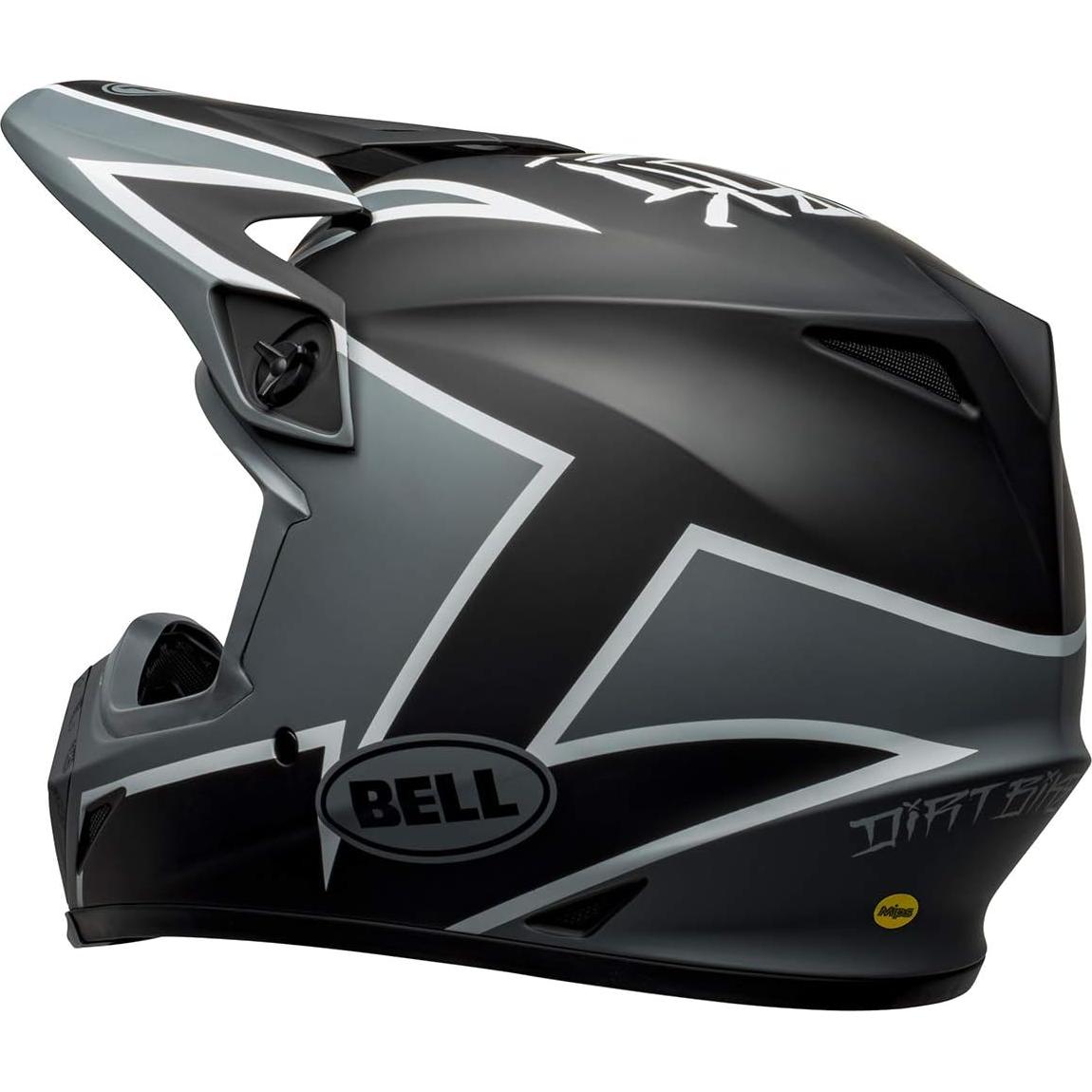 Casco de Motocross BELL MX-9 MIPS XX-Large Negro/Gris