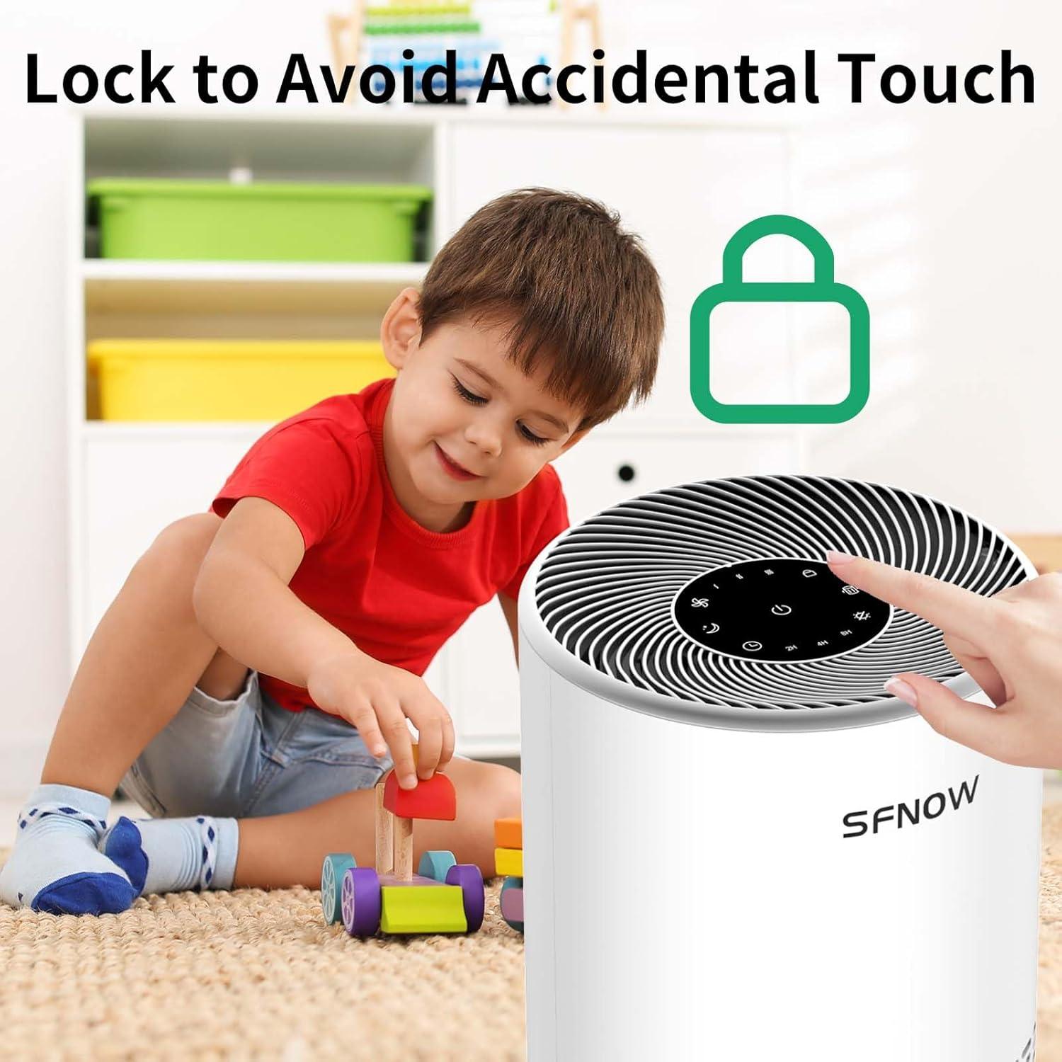 Purificador de aire HEPA SAP300C para hogar y oficina 100 m²