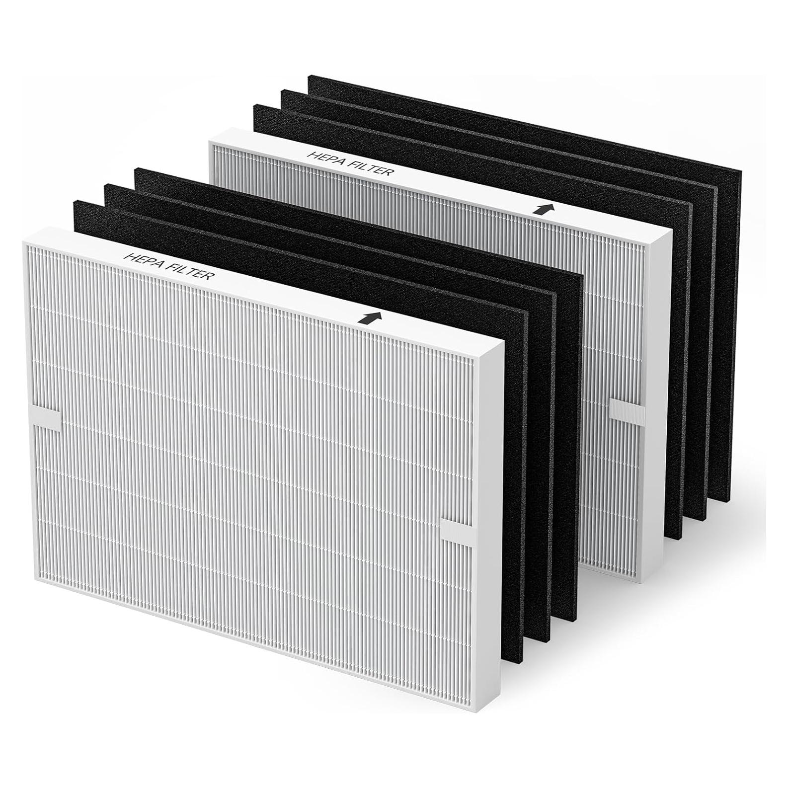 Juego de Filtros HEPA y Carbón Cabiclean para Purificador AP-1512HH