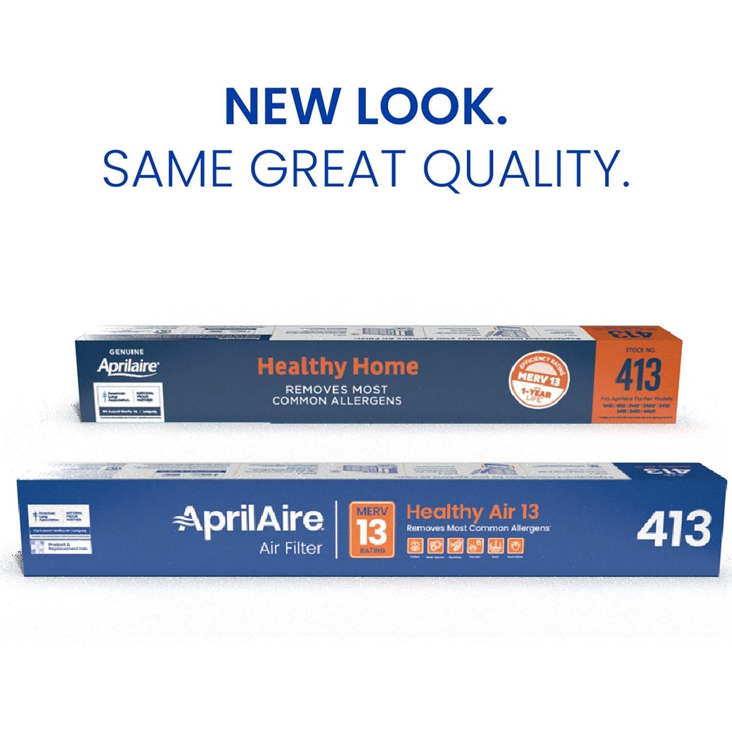 Filtro de Aire AprilAire 413 MERV 13 16x25x4 para Purificadores