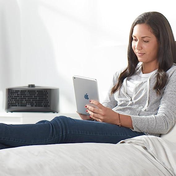 Purificador de Aire HEPA Honeywell HPA020, 41.81 m², Negro