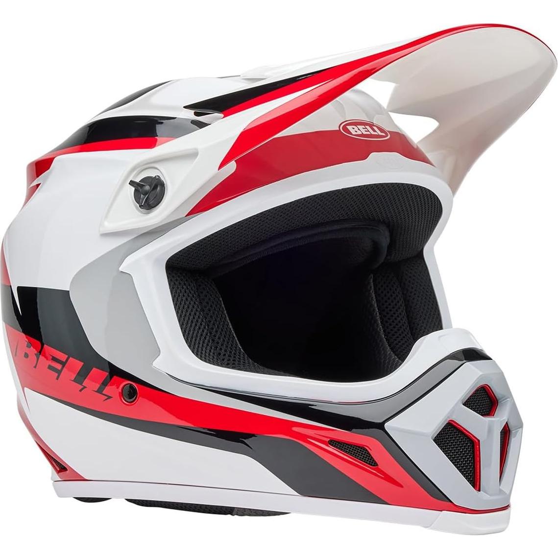 Casco de Motocross BELL MX-9 MIPS Rojo Brillante Grande