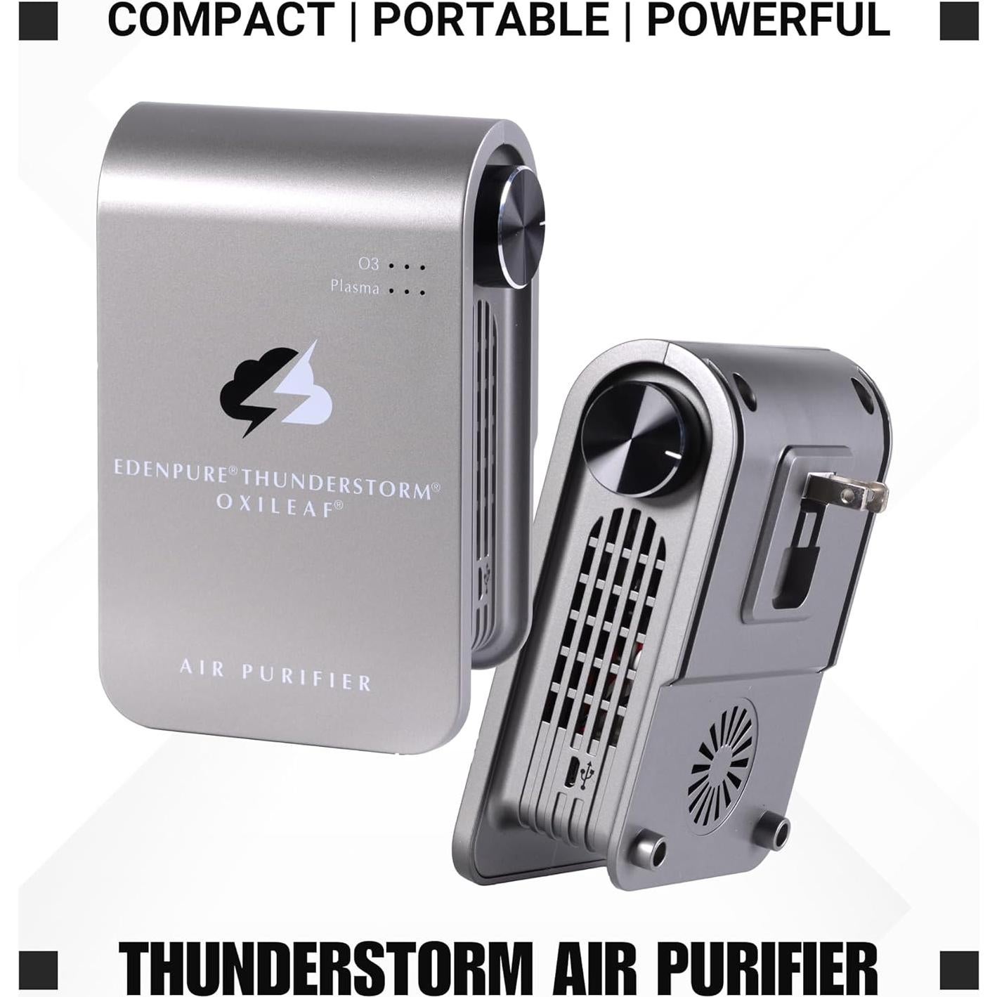 Purificador de Aire EdenPURE Thunderstorm III - Ionizador y Generador de Ozono Portátil