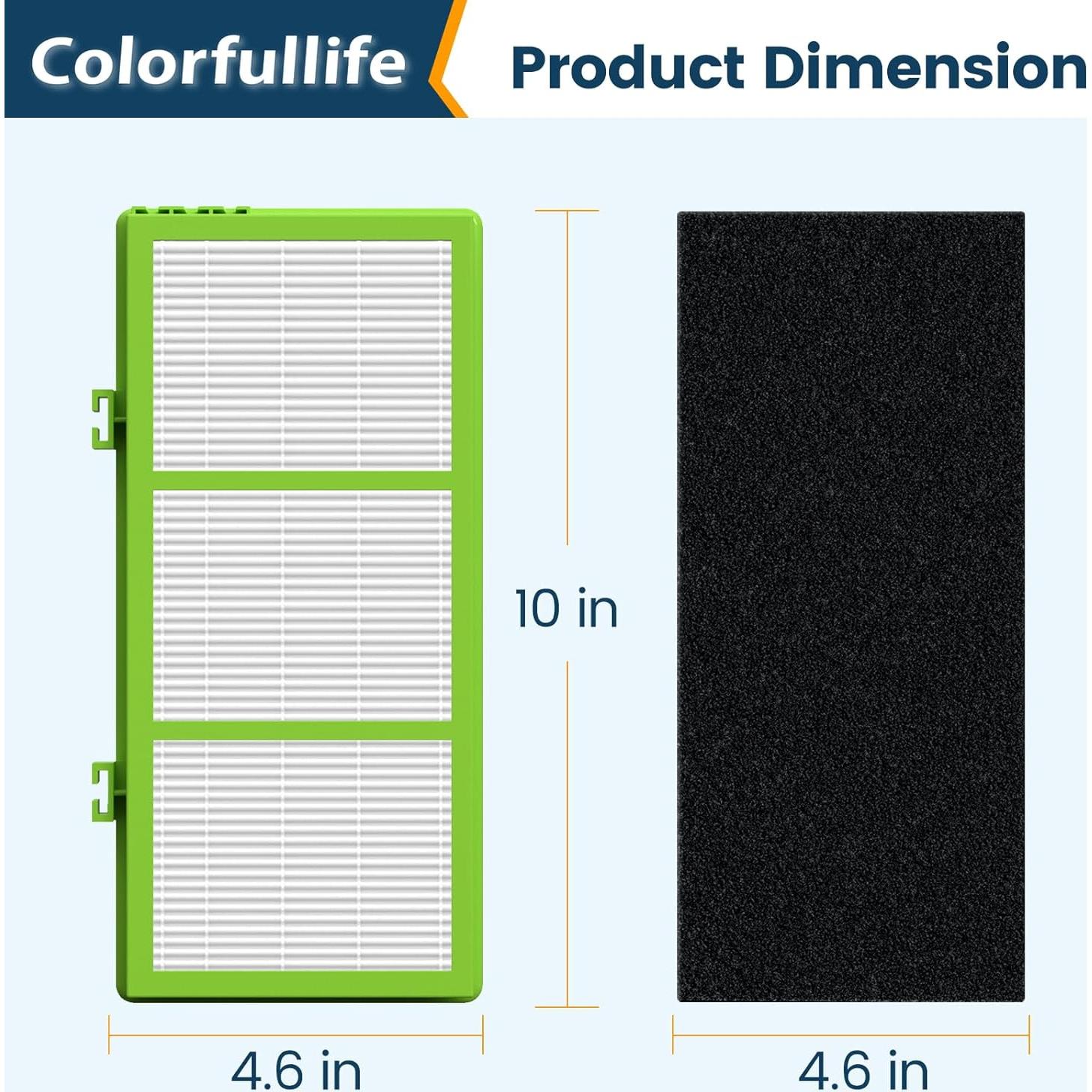 Filtros HEPA Colorfullife para Purificadores Holmes y Bionaire