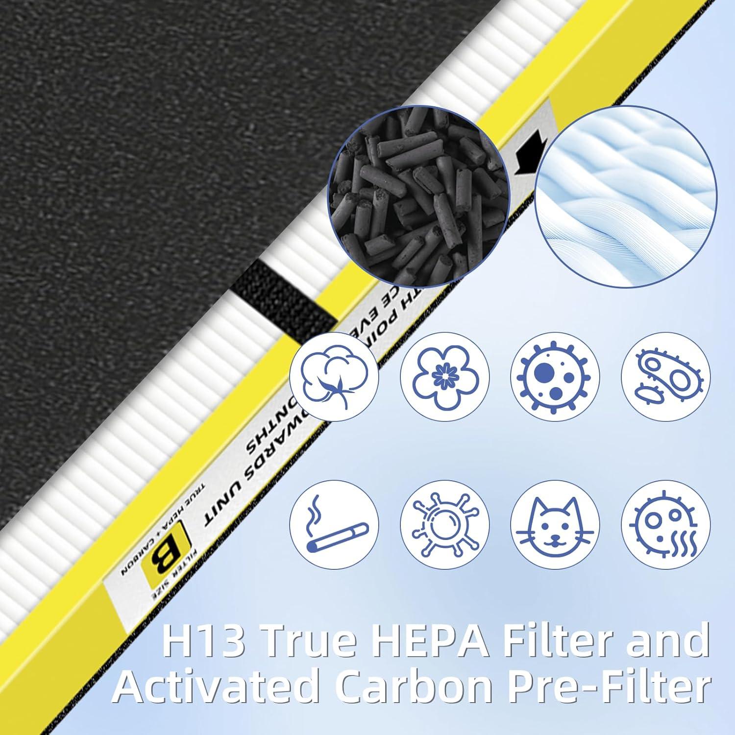 Filtro HEPA B FLT4825 Pulluty para Purificadores de Aire