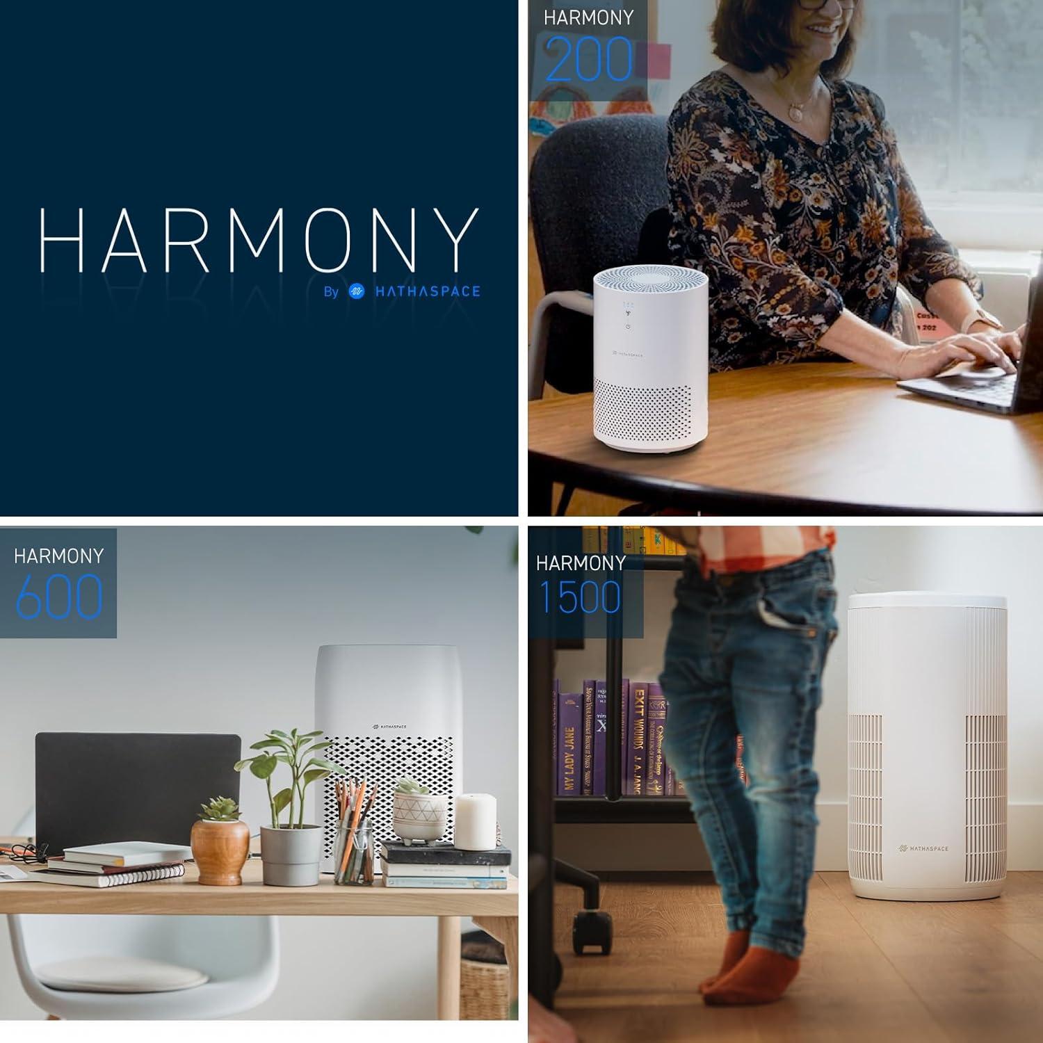 Purificador de Aire HATHASPACE HSE600 HEPA 99.9% 55.74 m²