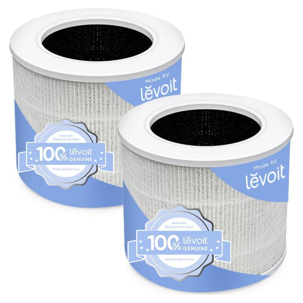 Filtro de Reemplazo LEVOIT Core Mini-P HEPA Carbón Activado - Paquete de 2