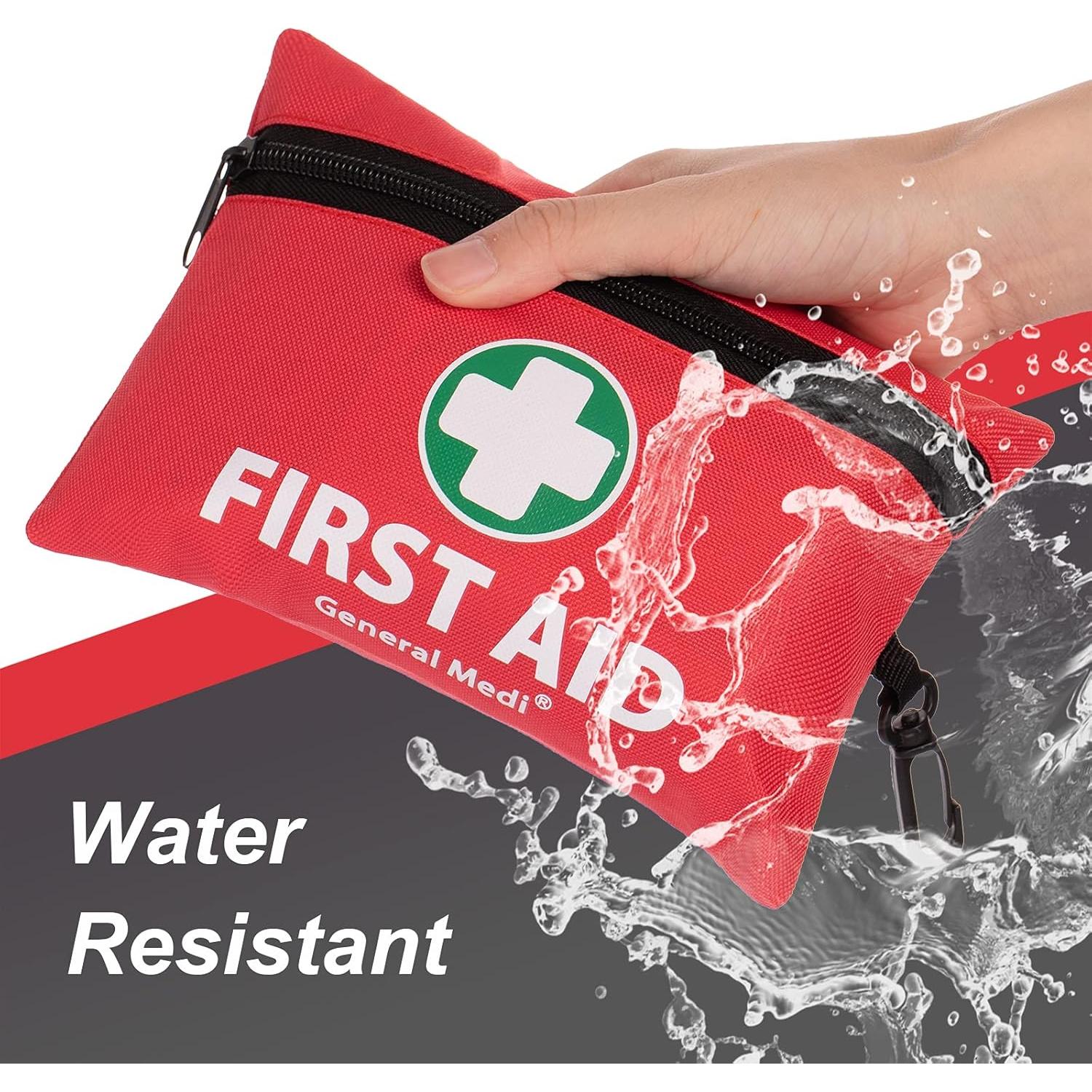 Kit de Primeros Auxilios Mini General Medi 110 Piezas Rojo