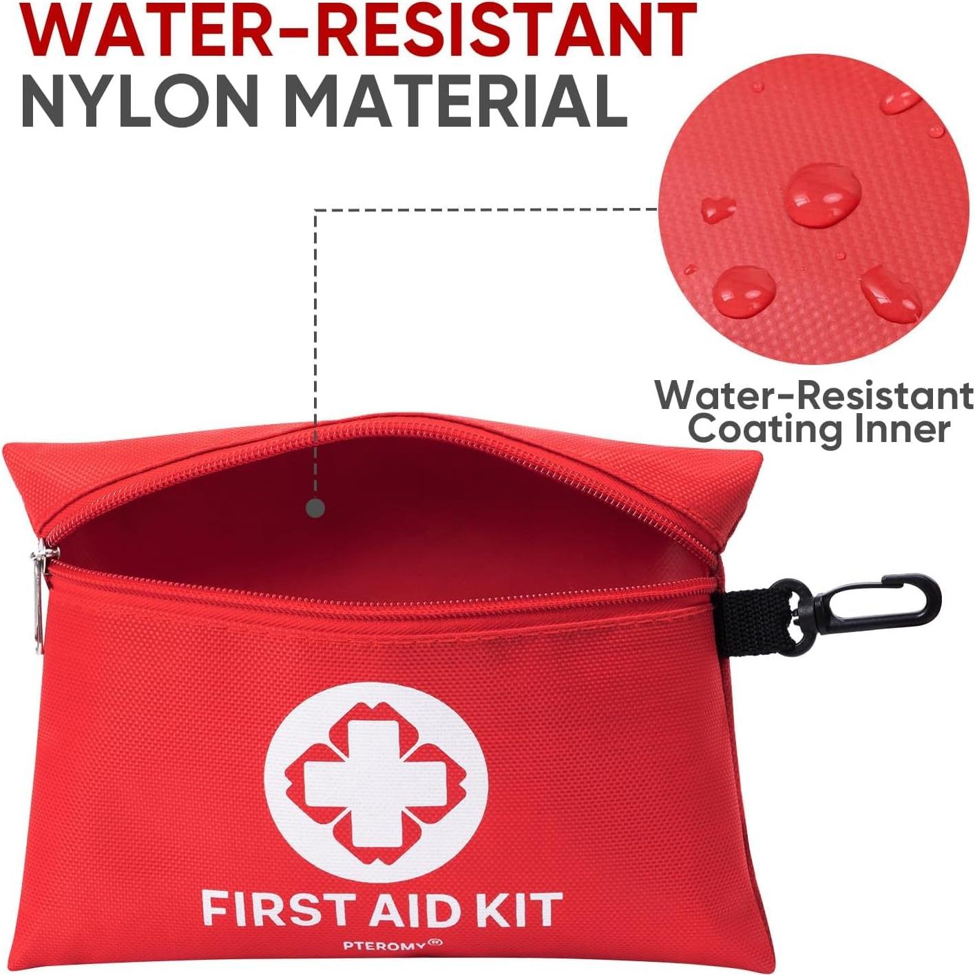 Kit de Primeros Auxilios PTEROMY 150 Piezas Compacto para Viaje