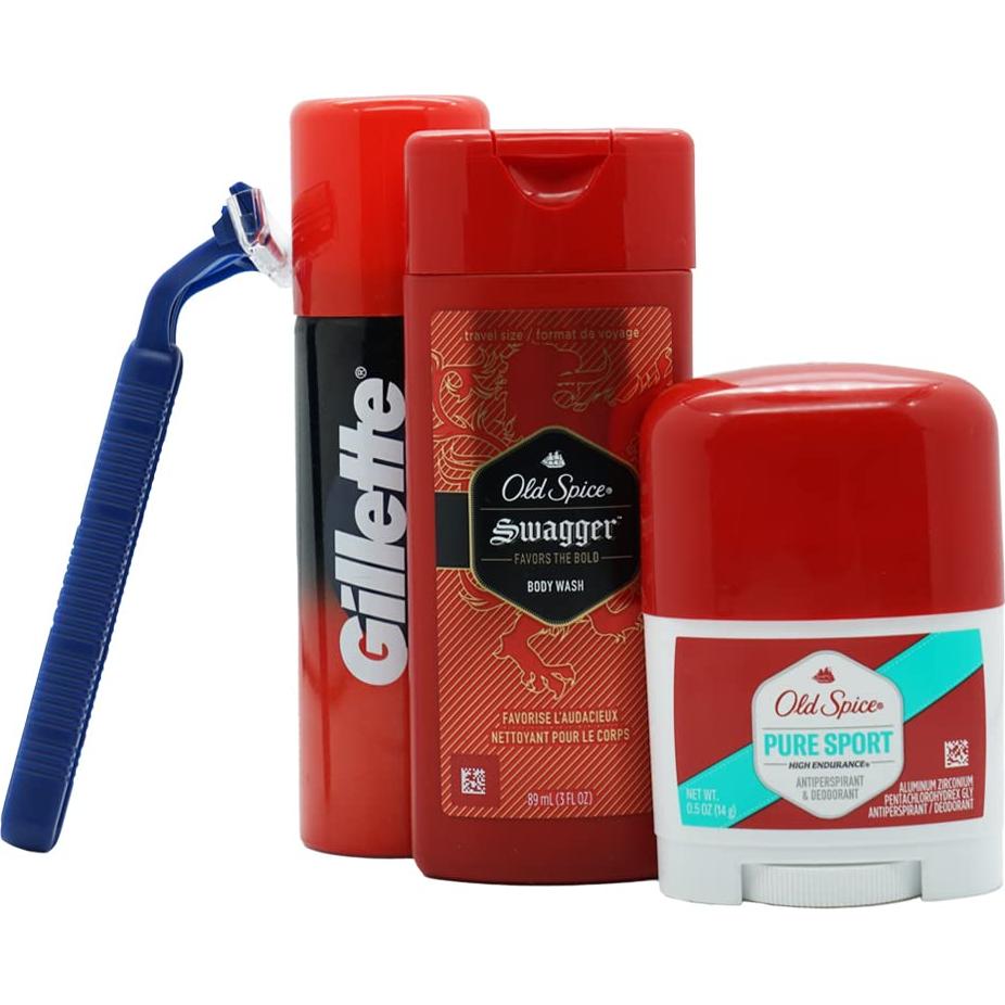 Kit de Viaje Reutilizable para Hombres 10 Piezas Handy Solutions